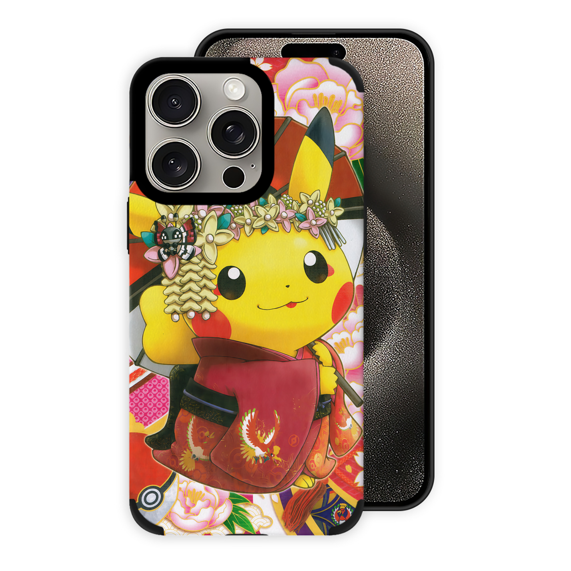 （画像用） ポケットモンスター Pokémon 【iPhone15ProMax対応】 PUレザー スマホケース 耐衝撃＆黄変防止