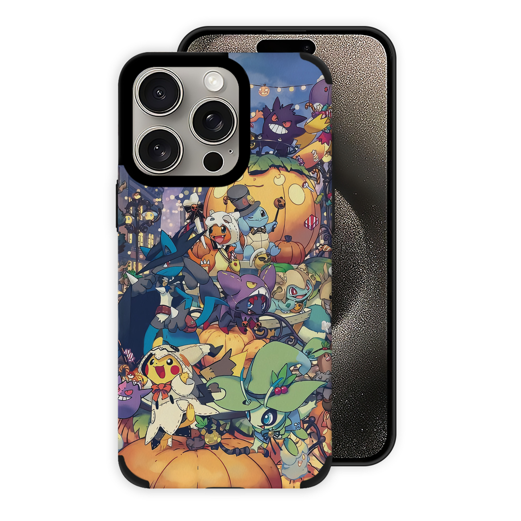 （画像用） ポケットモンスター Pokémon 【iPhone15ProMax対応】 PUレザー スマホケース 耐衝撃＆黄変防止
