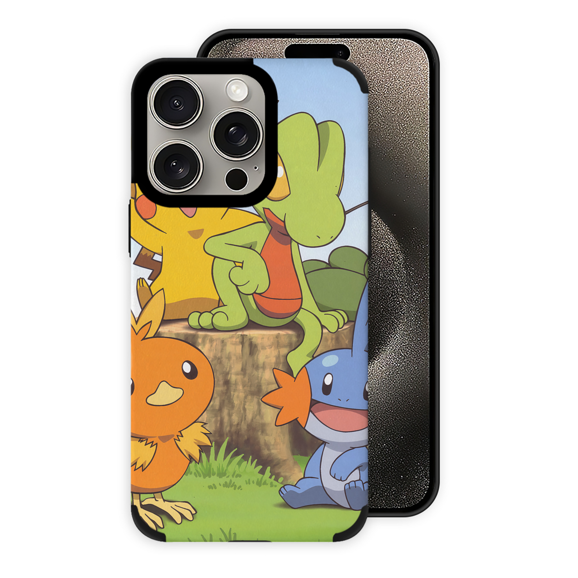 （画像用） ポケットモンスター Pokémon 【iPhone15ProMax対応】 PUレザー スマホケース 耐衝撃＆黄変防止