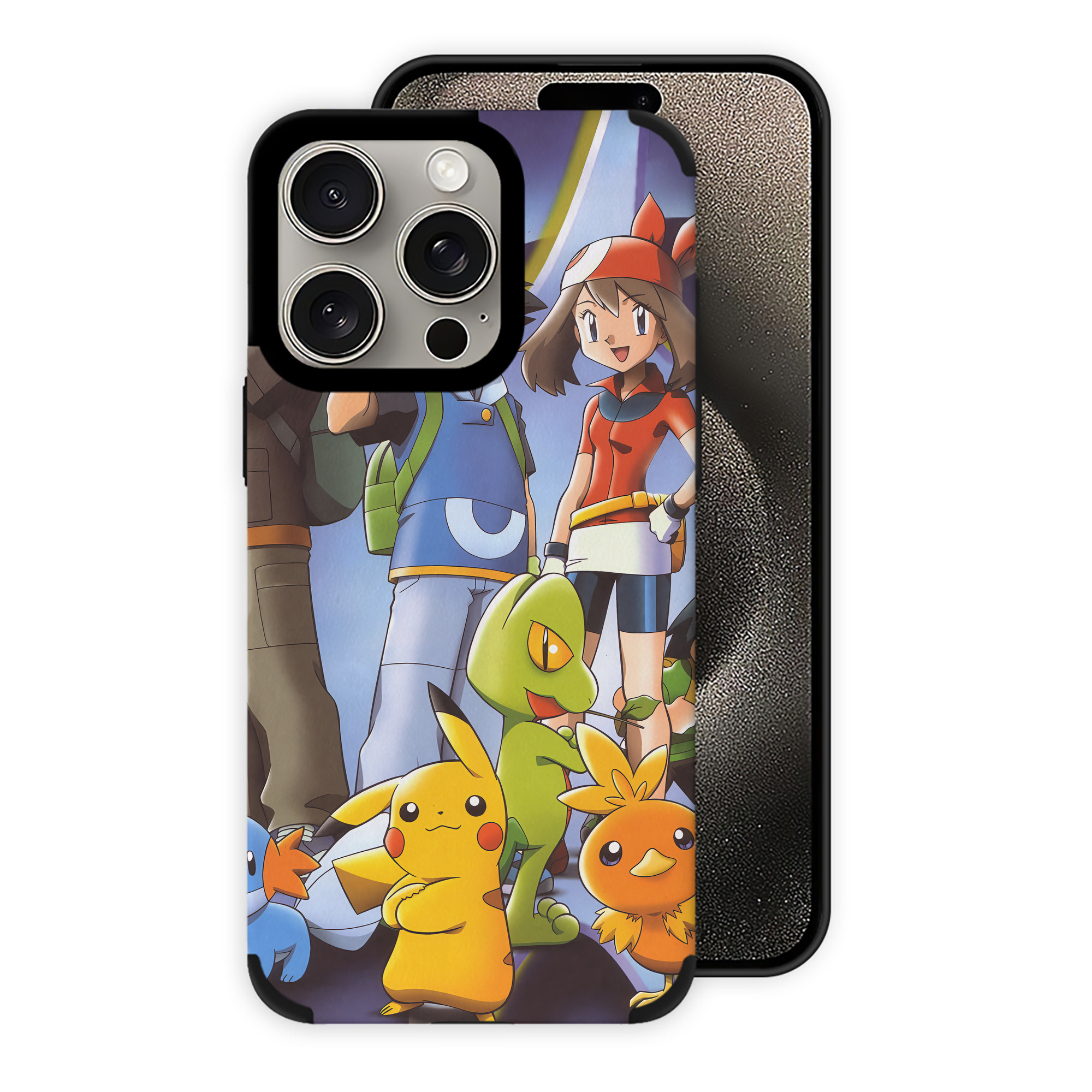 （画像用） ポケットモンスター Pokémon 【iPhone15ProMax対応】 PUレザー スマホケース 耐衝撃＆黄変防止