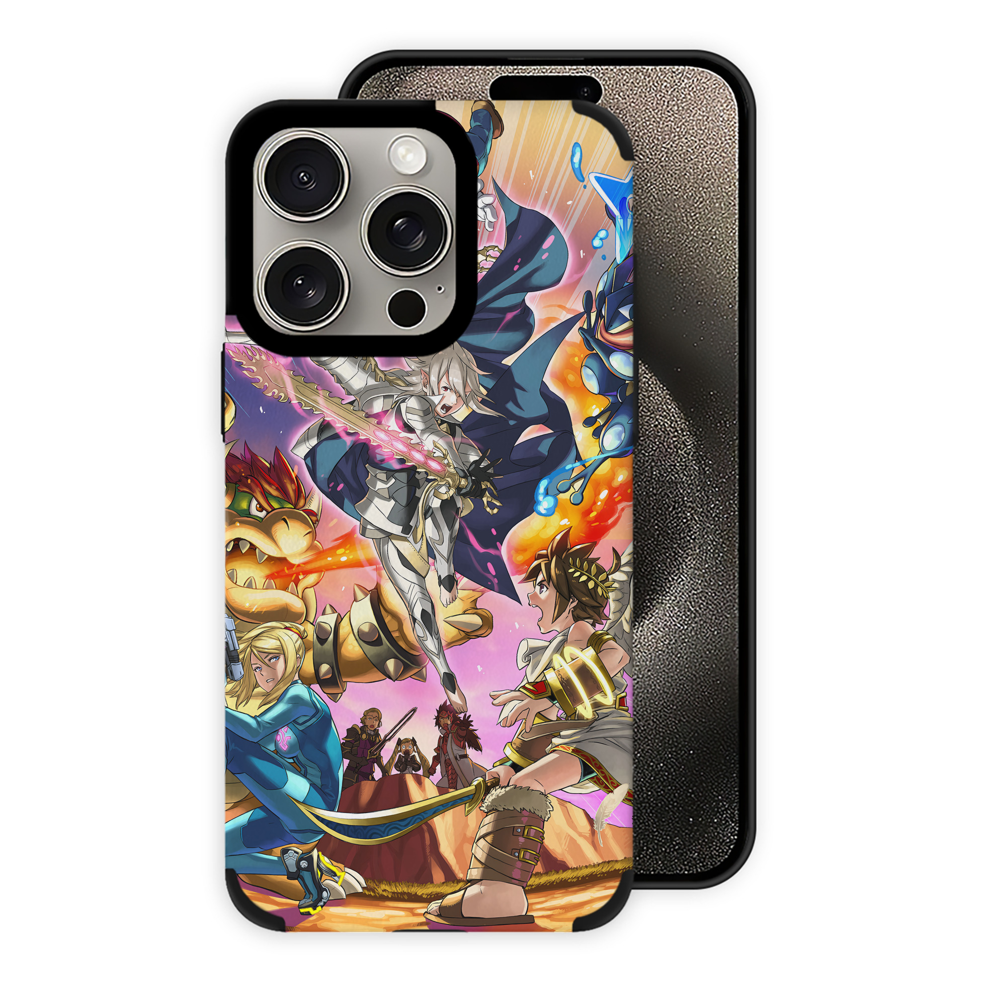 （画像用） ポケットモンスター Pokémon 【iPhone15ProMax対応】 PUレザー スマホケース 耐衝撃＆黄変防止