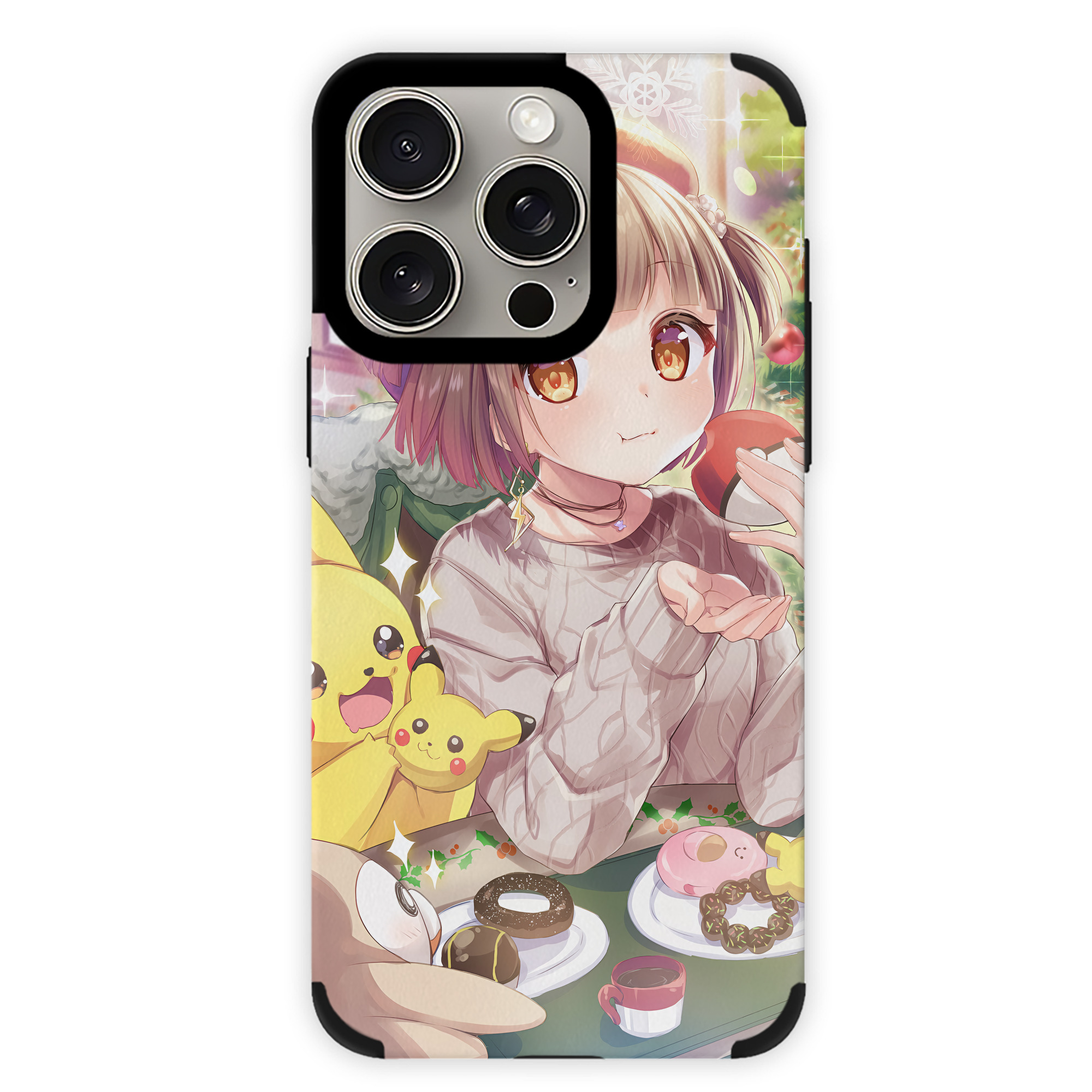（画像用） ポケットモンスター Pokémon 【iPhone15ProMax対応】 PUレザー スマホケース 耐衝撃＆黄変防止