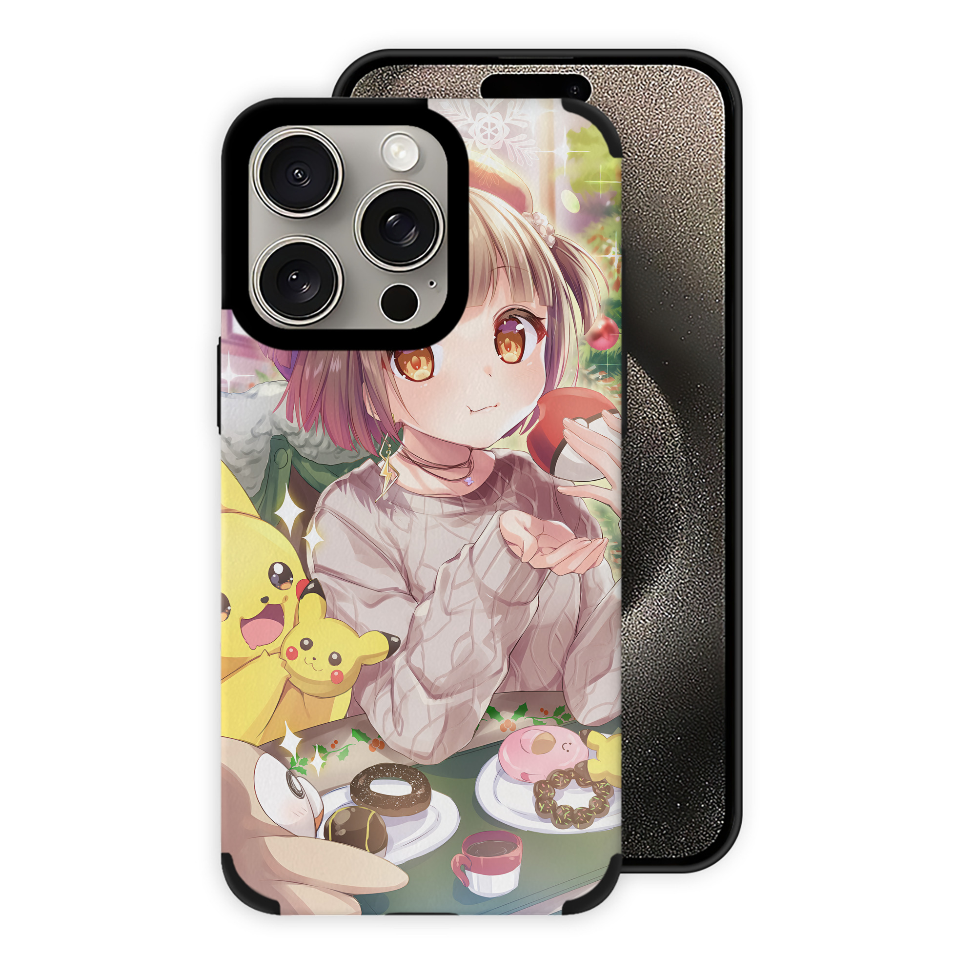 （画像用） ポケットモンスター Pokémon 【iPhone15ProMax対応】 PUレザー スマホケース 耐衝撃＆黄変防止
