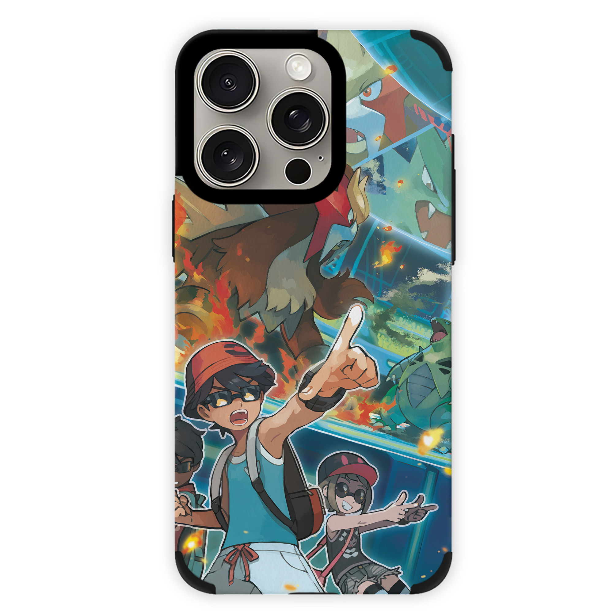 （画像用） ポケットモンスター Pokémon 【iPhone15ProMax対応】 PUレザー スマホケース 耐衝撃＆黄変防止