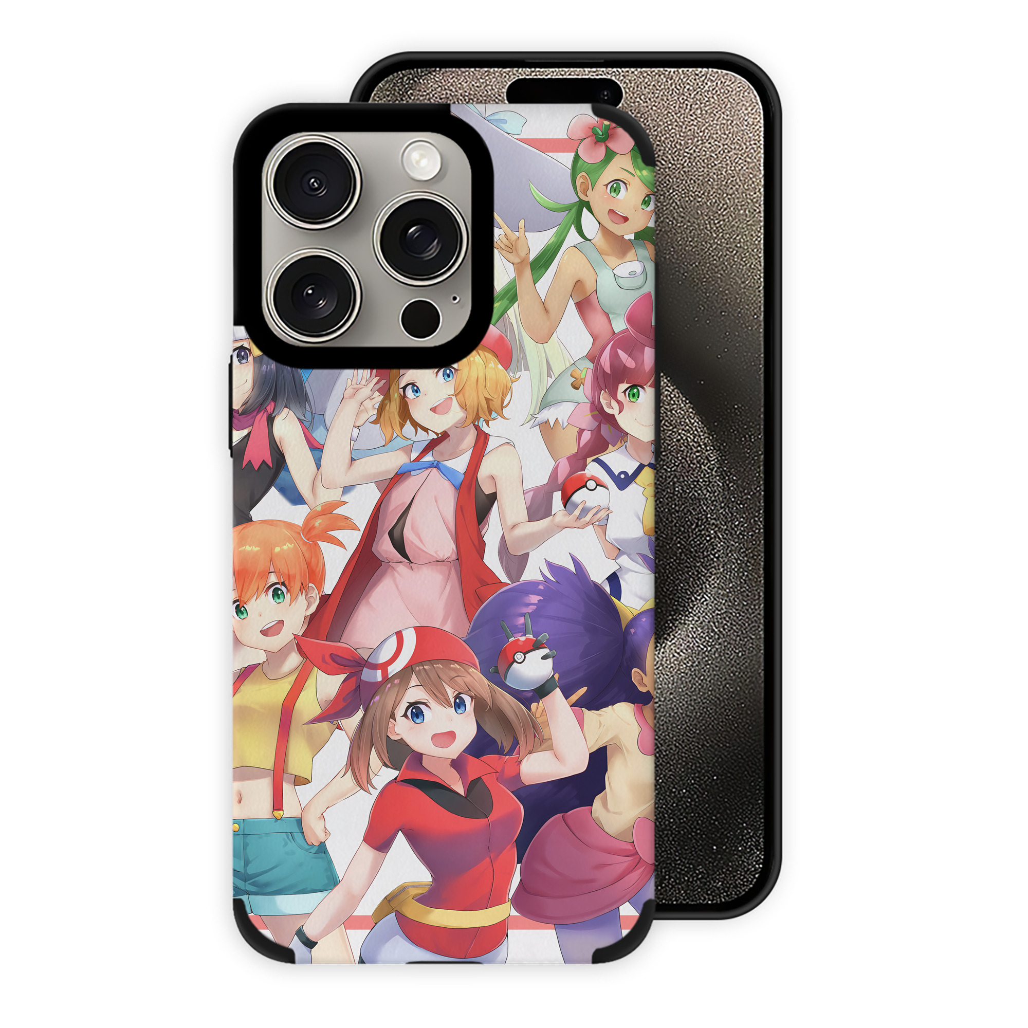 （画像用） ポケットモンスター Pokémon 【iPhone15ProMax対応】 PUレザー スマホケース 耐衝撃＆黄変防止