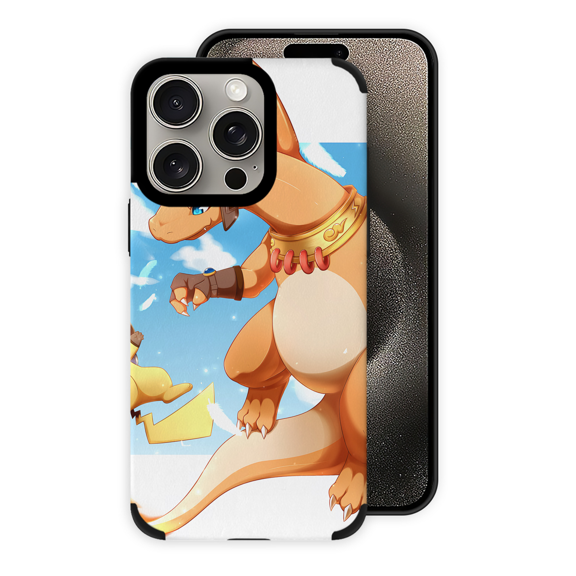 （画像用） ポケットモンスター Pokémon 【iPhone15ProMax対応】 PUレザー スマホケース 耐衝撃＆黄変防止
