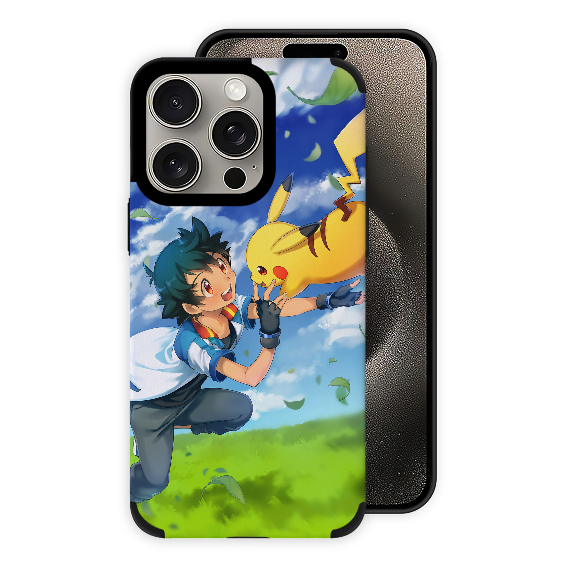 （画像用） ポケットモンスター Pokémon 【iPhone15ProMax対応】 PUレザー スマホケース 耐衝撃＆黄変防止