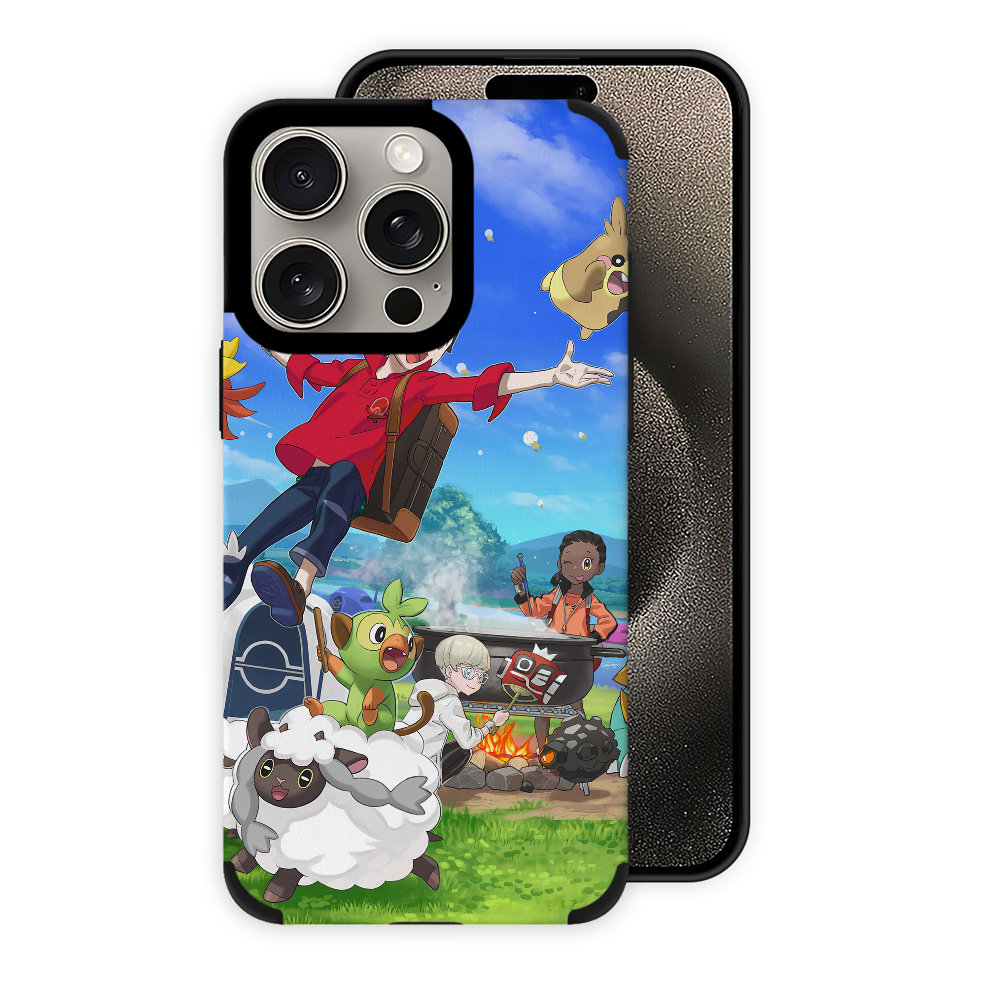 （画像用） ポケットモンスター Pokémon 【iPhone15ProMax対応】 PUレザー スマホケース 耐衝撃＆黄変防止