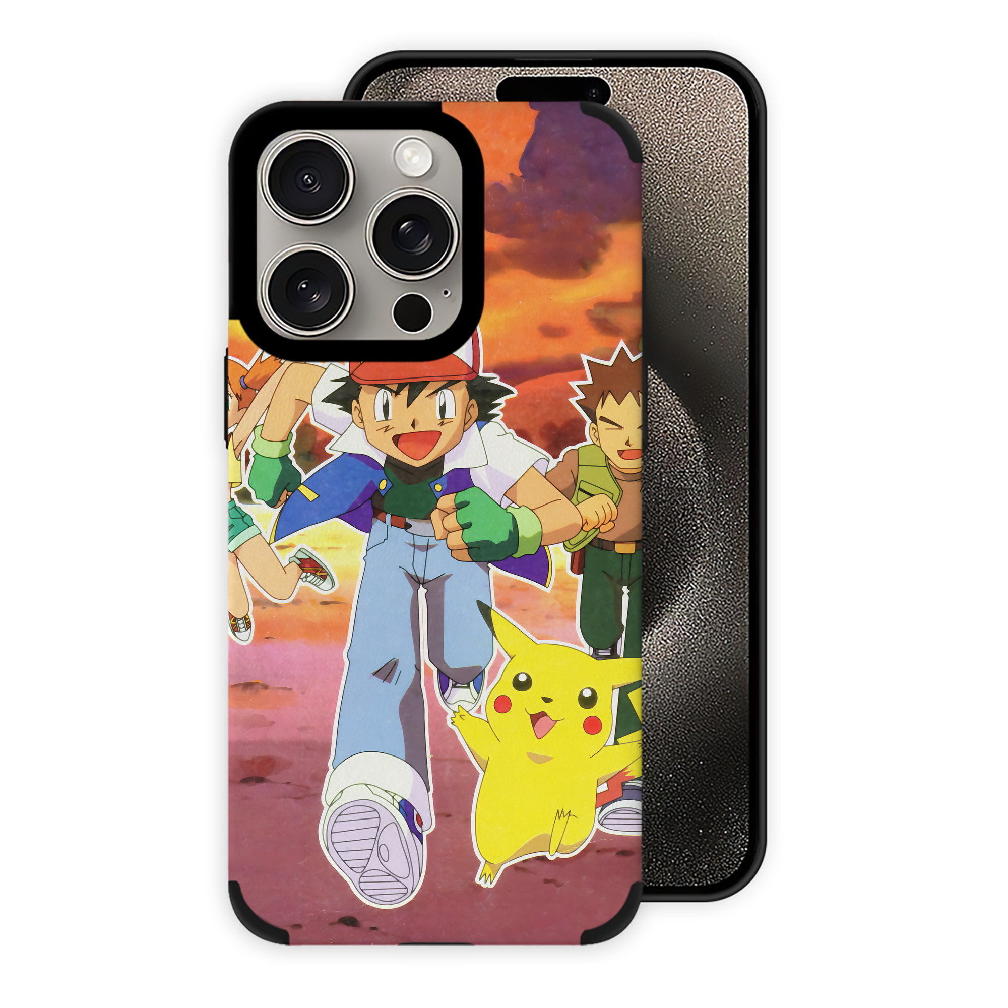 （画像用） ポケットモンスター Pokémon 【iPhone15ProMax対応】 PUレザー スマホケース 耐衝撃＆黄変防止