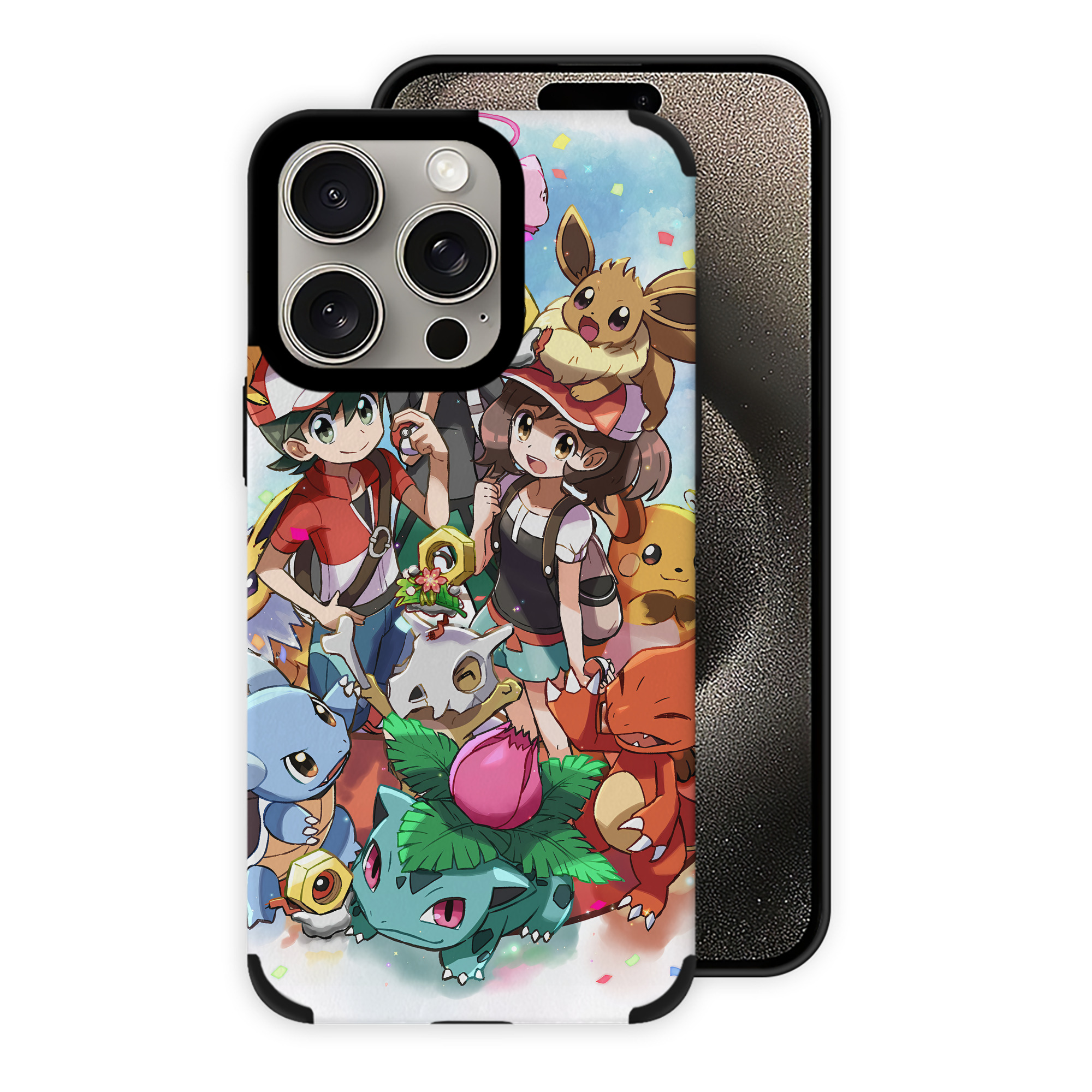 （画像用） ポケットモンスター Pokémon 【iPhone15ProMax対応】 PUレザー スマホケース 耐衝撃＆黄変防止