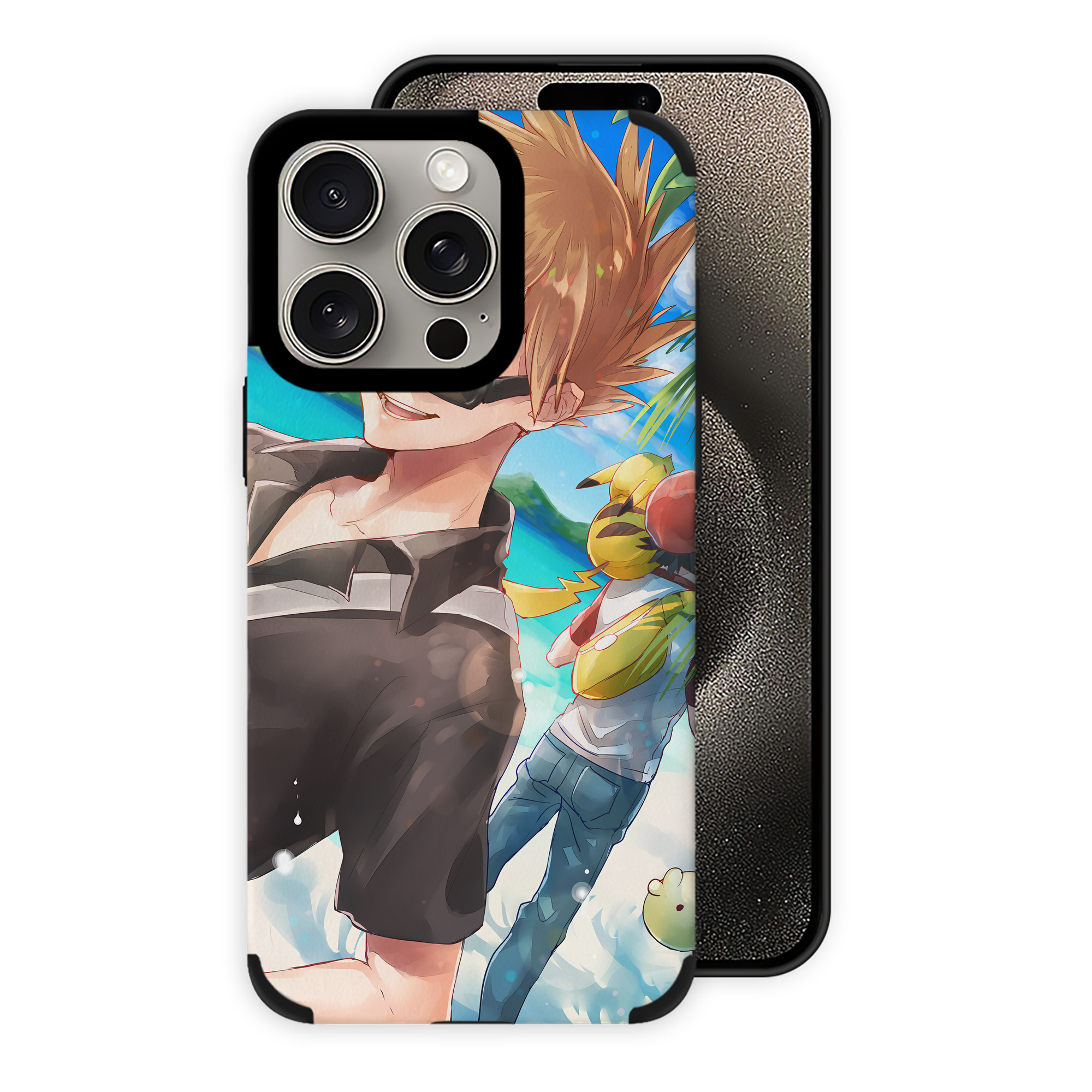 （画像用） ポケットモンスター Pokémon 【iPhone15ProMax対応】 PUレザー スマホケース 耐衝撃＆黄変防止