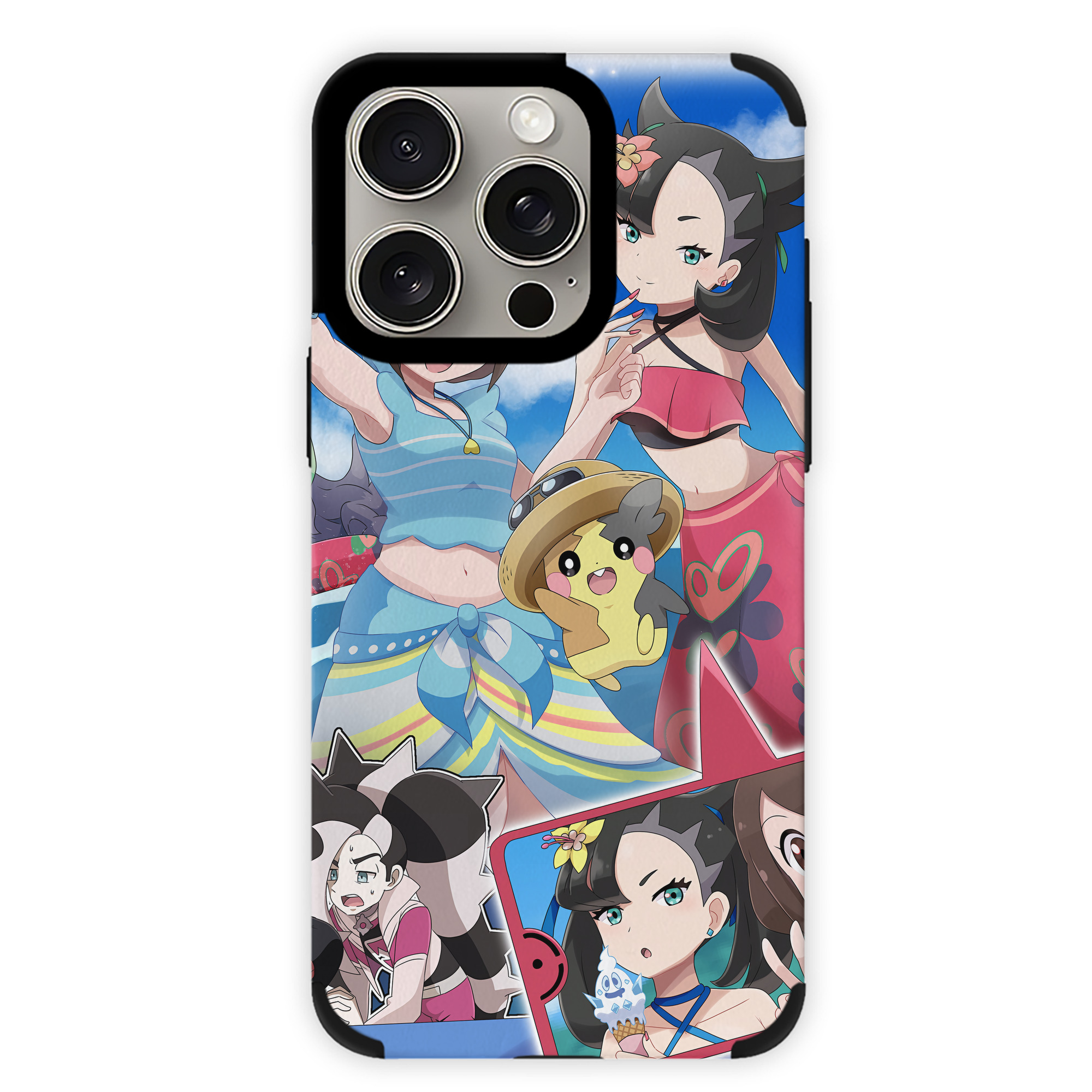 （画像用） ポケットモンスター Pokémon 【iPhone15ProMax対応】 PUレザー スマホケース 耐衝撃＆黄変防止