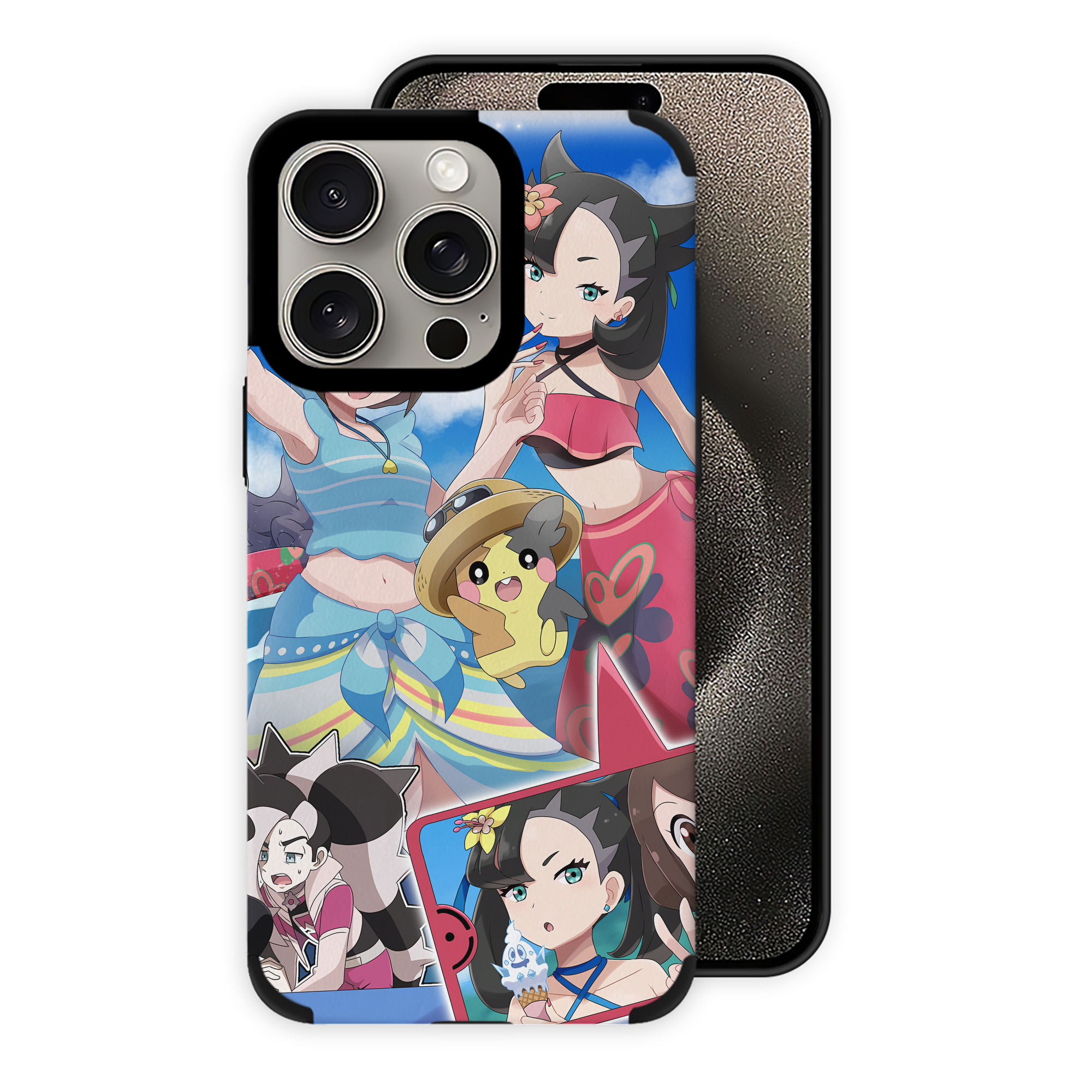 （画像用） ポケットモンスター Pokémon 【iPhone15ProMax対応】 PUレザー スマホケース 耐衝撃＆黄変防止