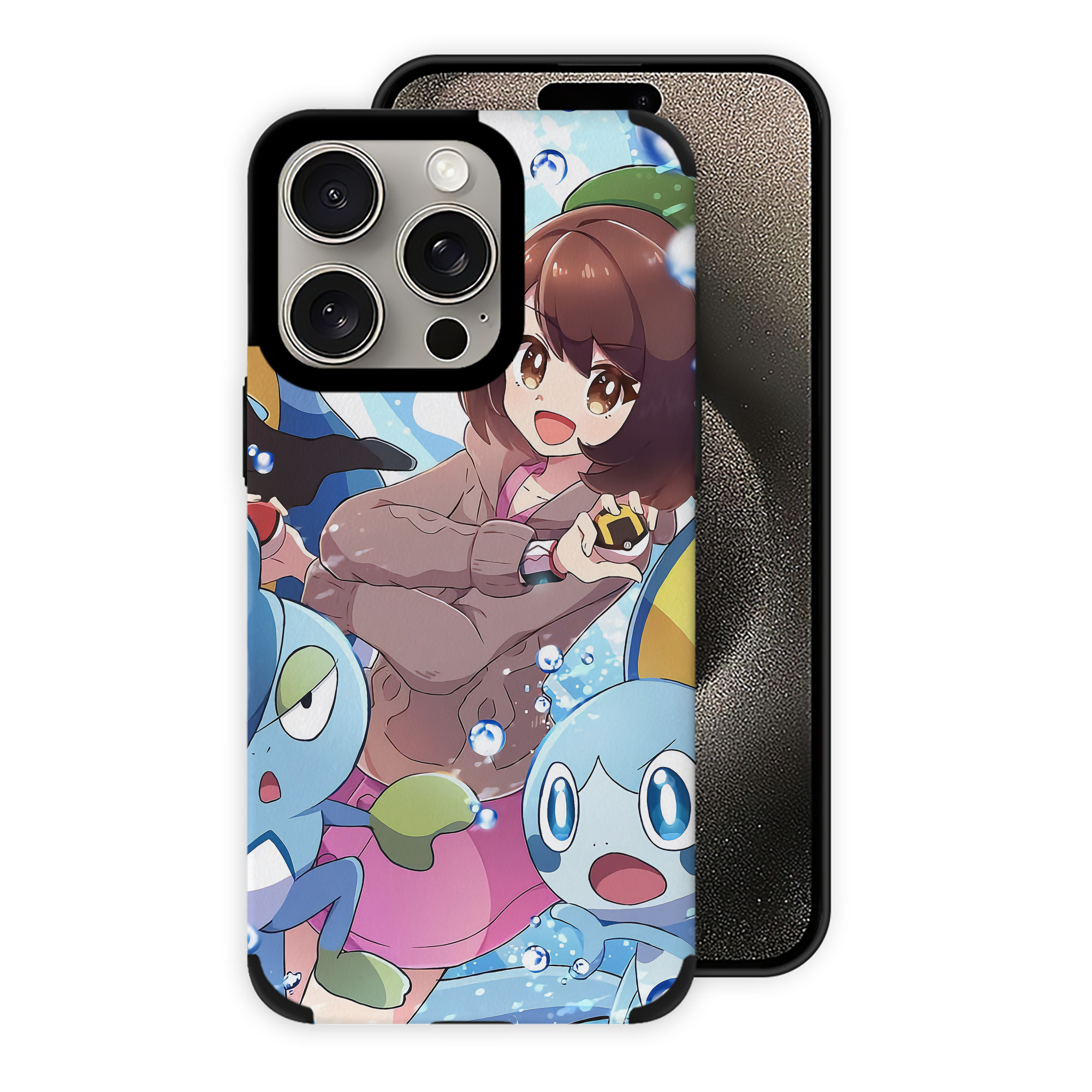 （画像用） ポケットモンスター Pokémon 【iPhone15ProMax対応】 PUレザー スマホケース 耐衝撃＆黄変防止