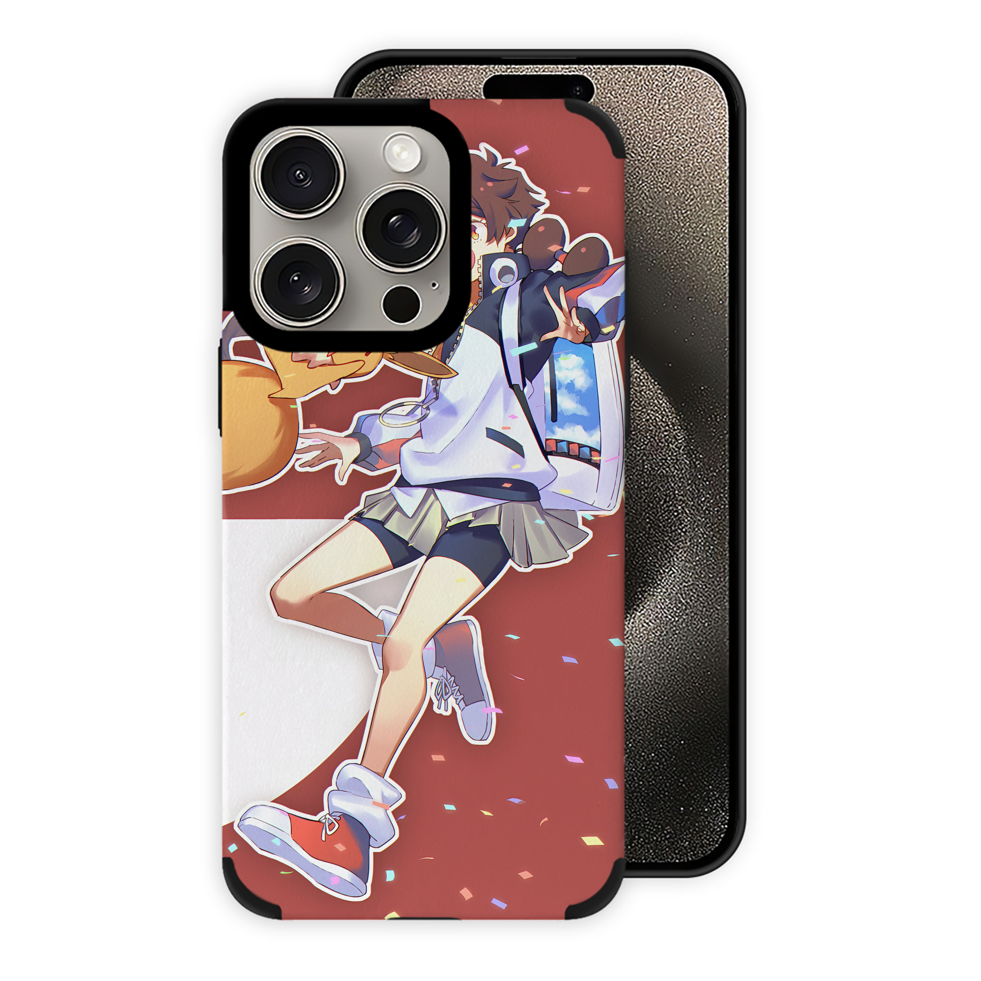 （画像用） ポケットモンスター Pokémon 【iPhone15ProMax対応】 PUレザー スマホケース 耐衝撃＆黄変防止