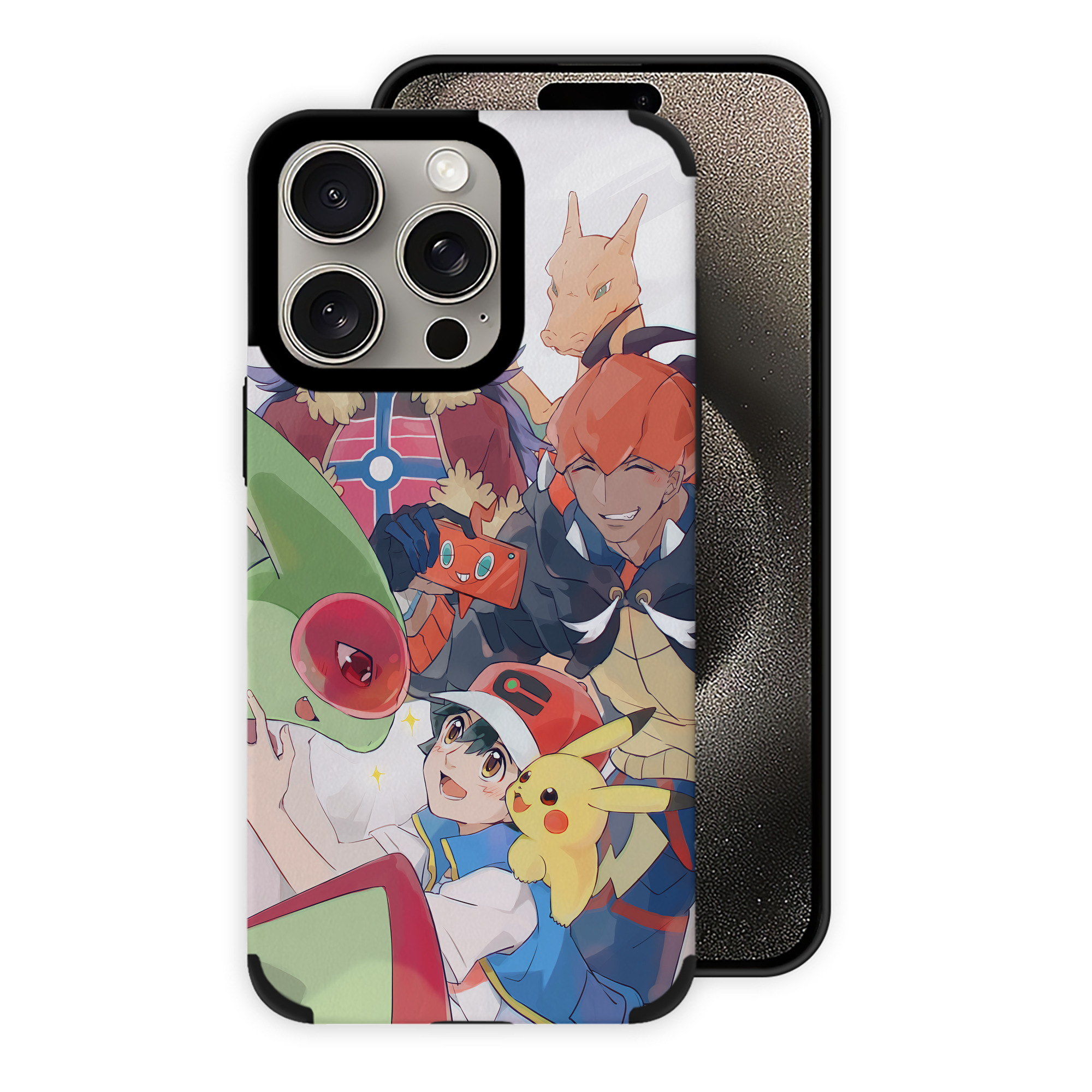 （画像用） ポケットモンスター Pokémon 【iPhone15ProMax対応】 PUレザー スマホケース 耐衝撃＆黄変防止