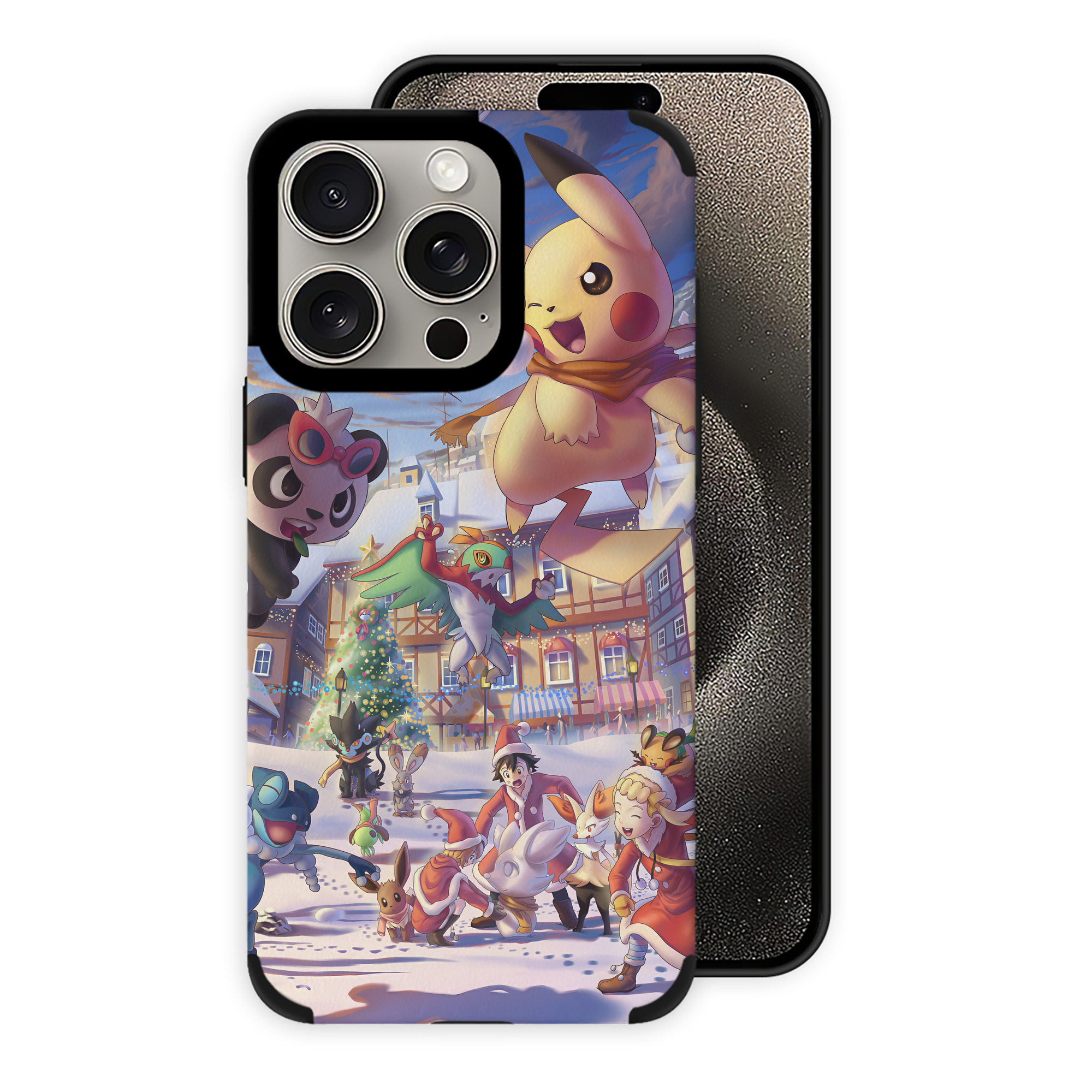 （画像用） ポケットモンスター Pokémon 【iPhone15ProMax対応】 PUレザー スマホケース 耐衝撃＆黄変防止