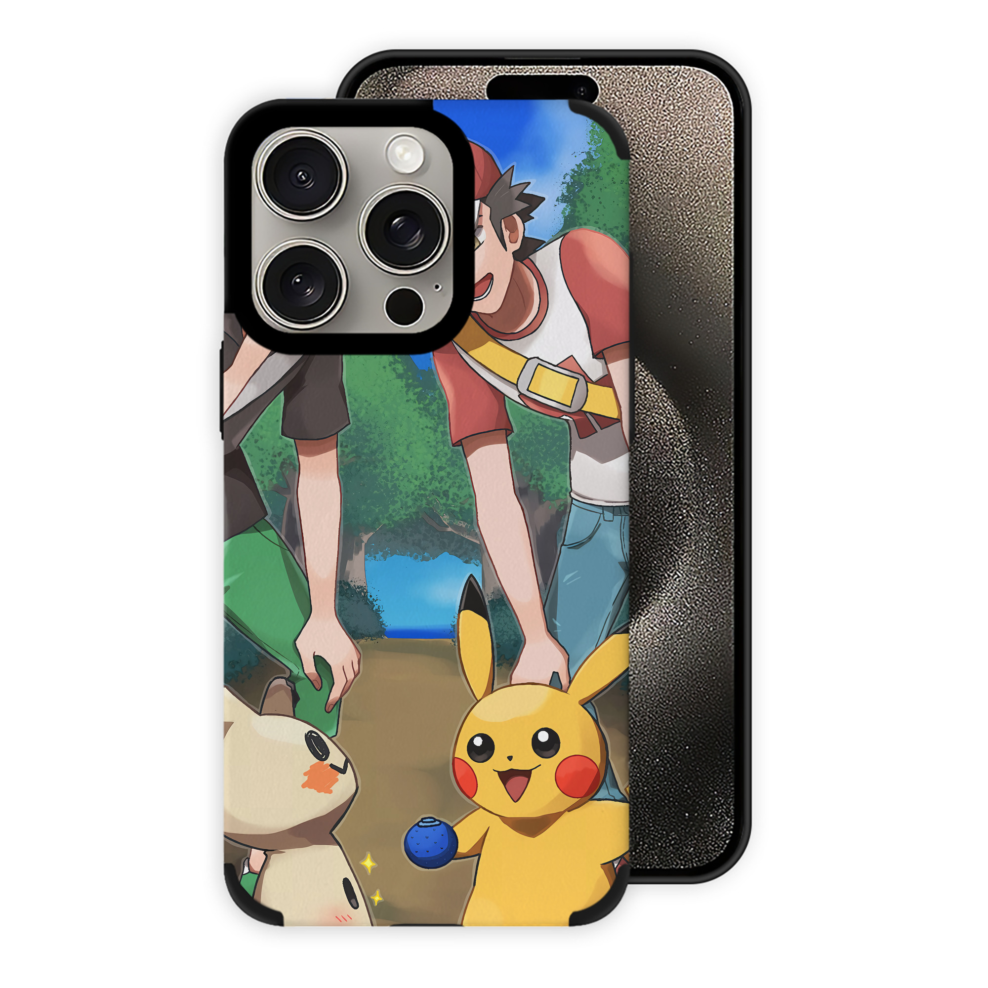 （画像用） ポケットモンスター Pokémon 【iPhone15ProMax対応】 PUレザー スマホケース 耐衝撃＆黄変防止