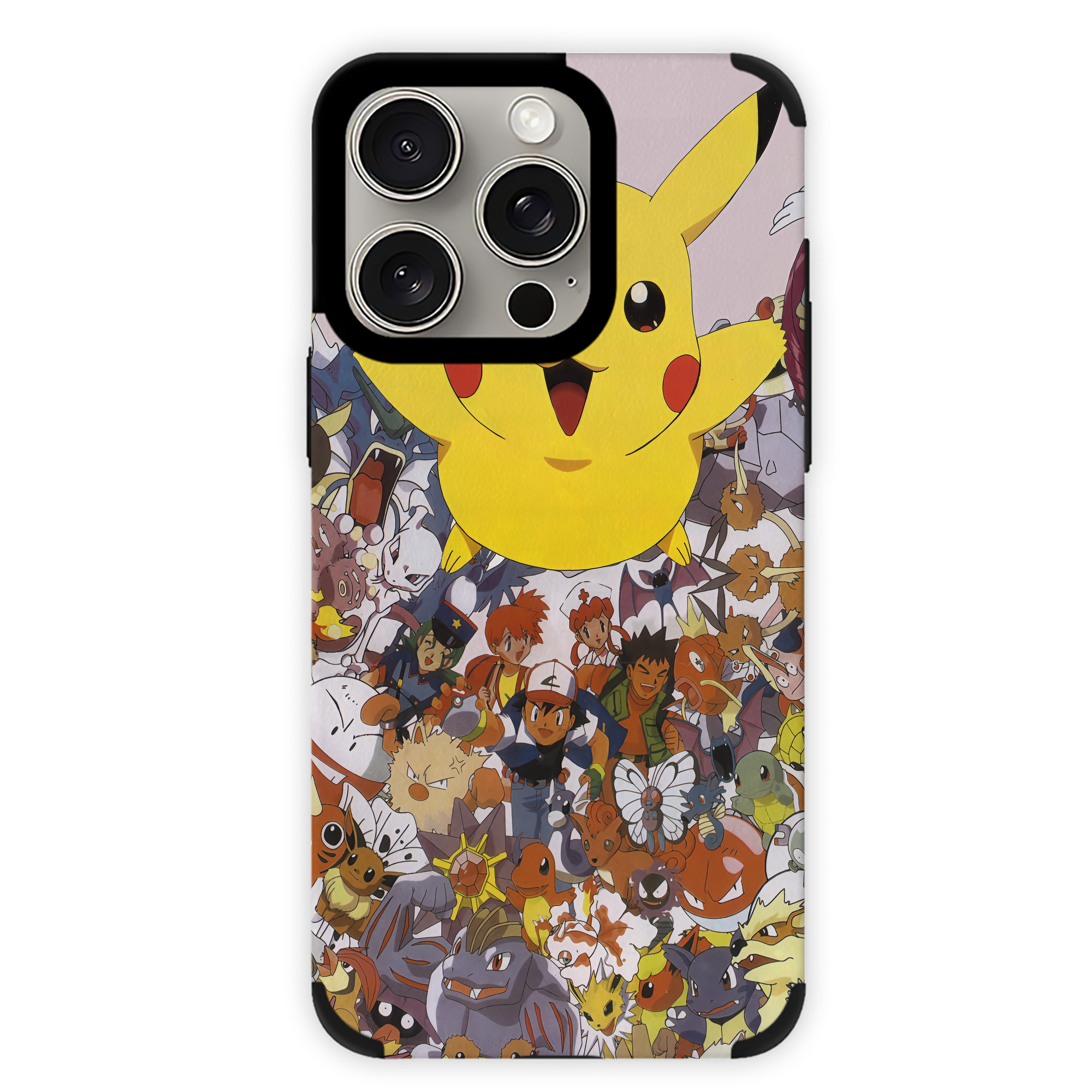 （画像用） ポケットモンスター Pokémon 【iPhone15ProMax対応】 PUレザー スマホケース 耐衝撃＆黄変防止