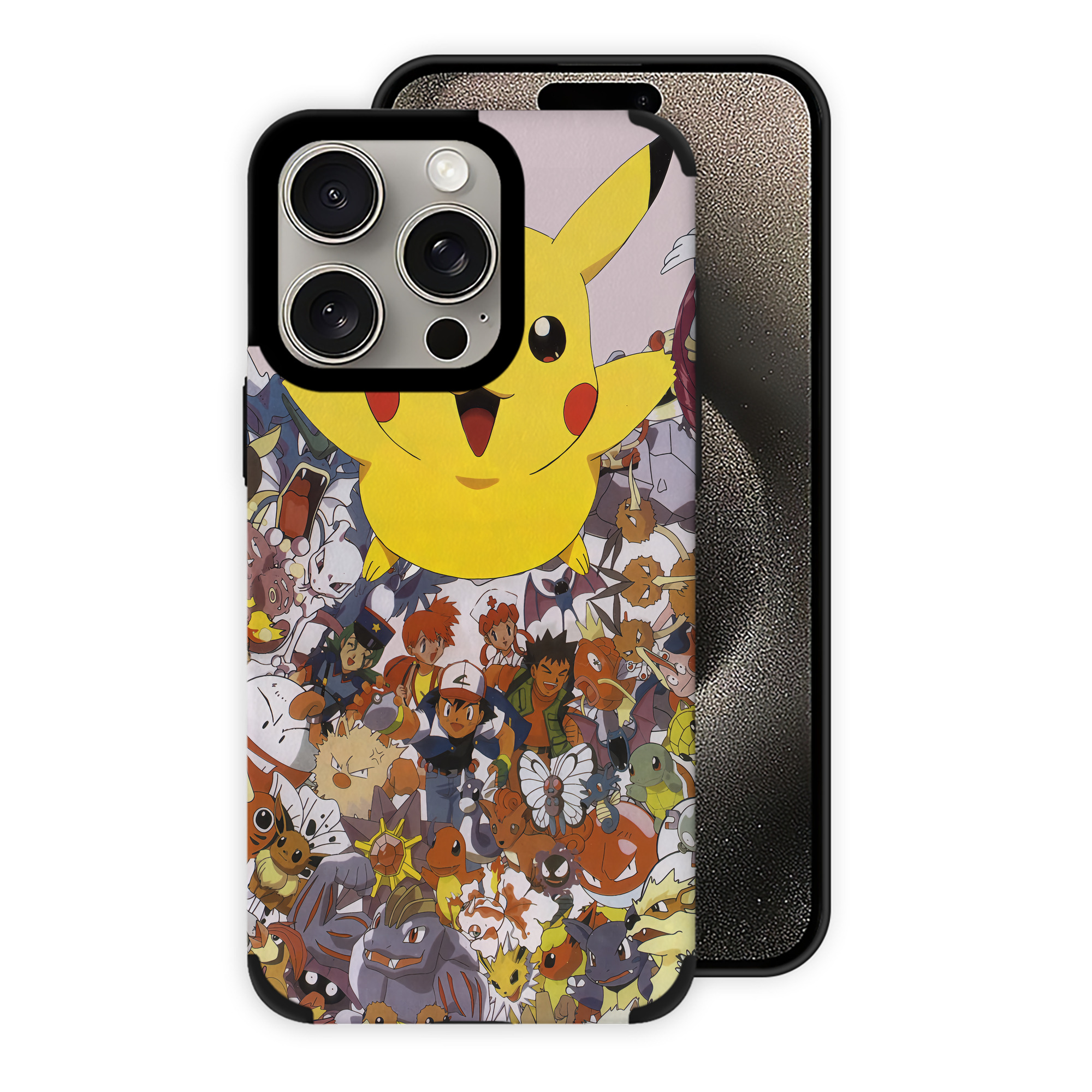 （画像用） ポケットモンスター Pokémon 【iPhone15ProMax対応】 PUレザー スマホケース 耐衝撃＆黄変防止