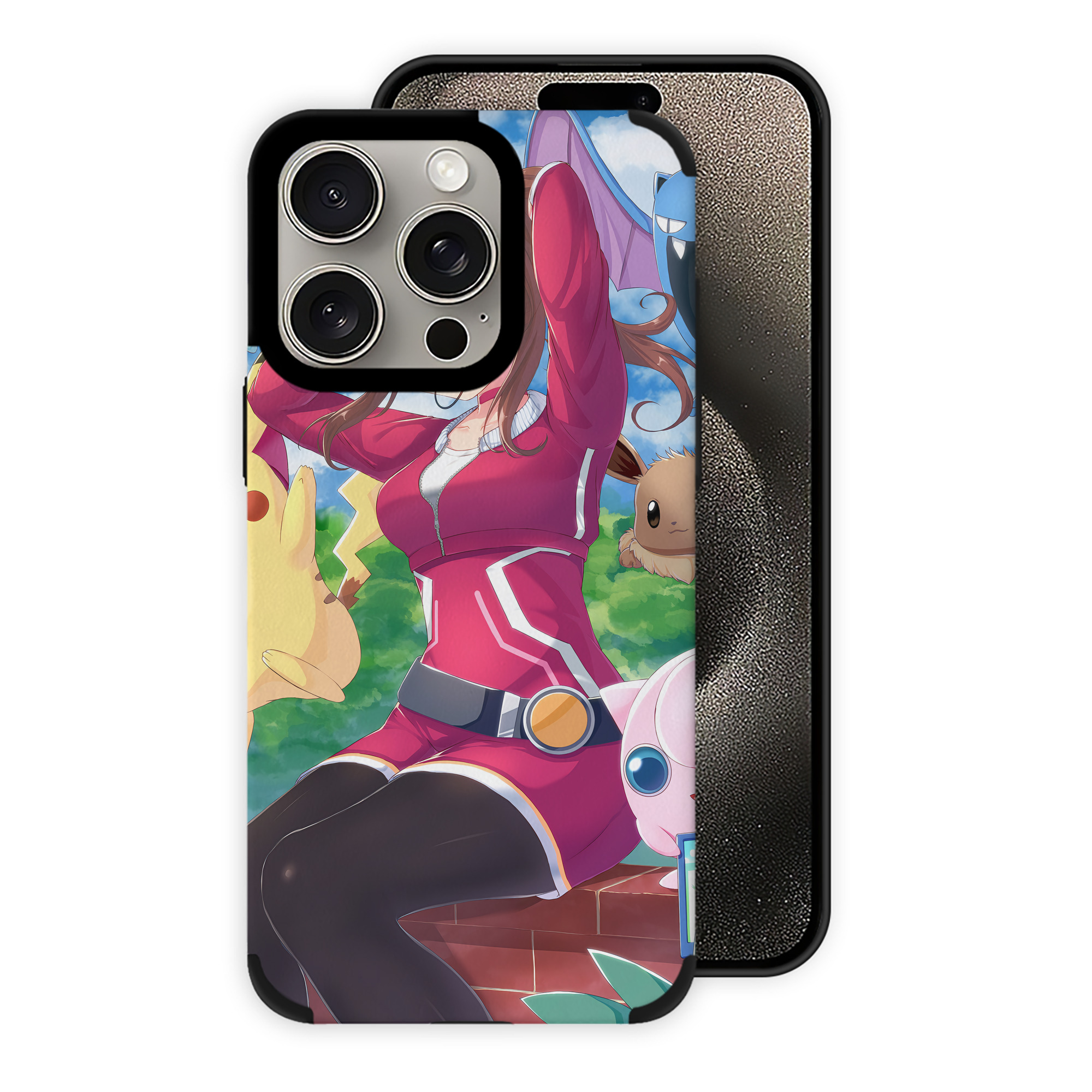（画像用） ポケットモンスター Pokémon 【iPhone15ProMax対応】 PUレザー スマホケース 耐衝撃＆黄変防止