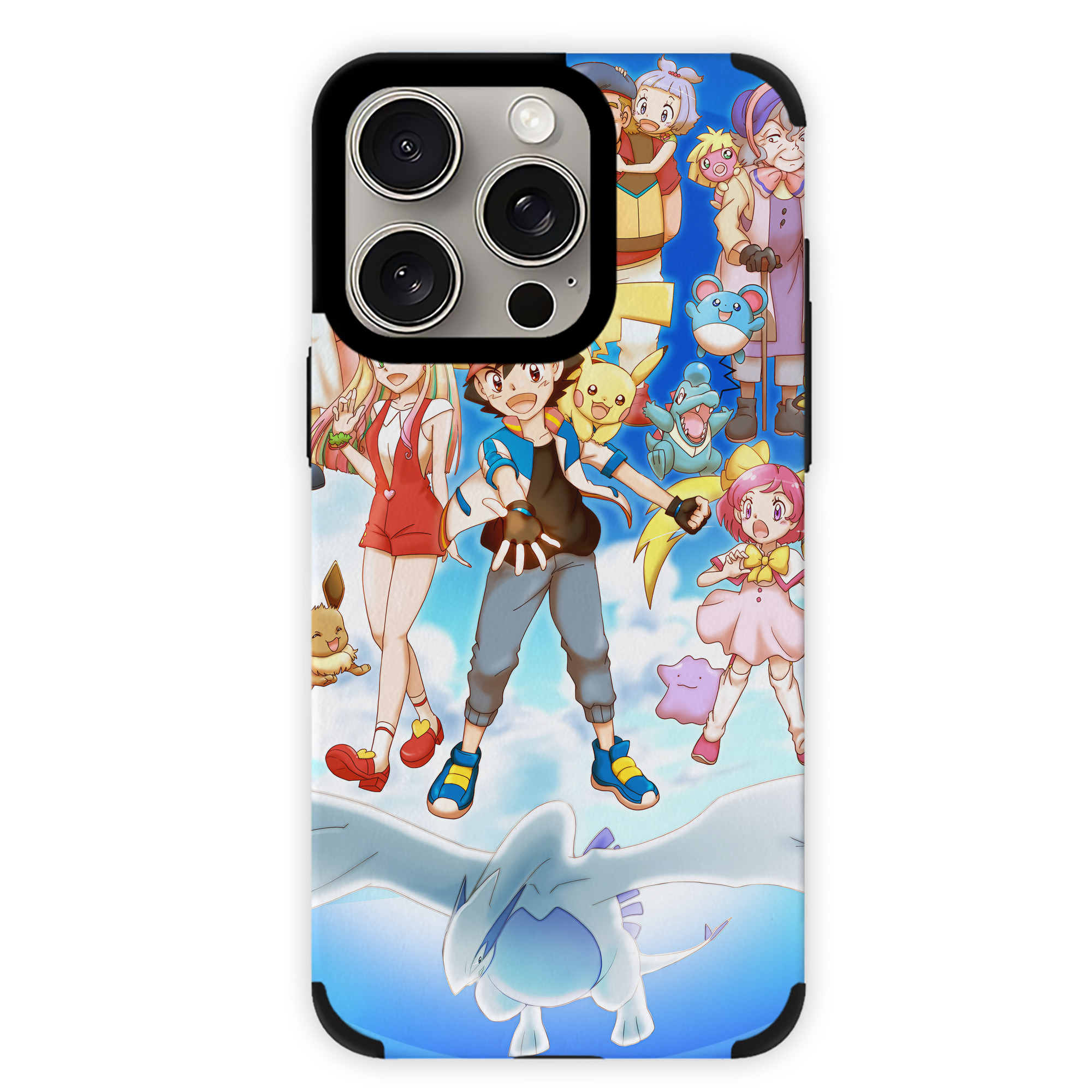 （画像用） ポケットモンスター Pokémon 【iPhone15ProMax対応】 PUレザー スマホケース 耐衝撃＆黄変防止
