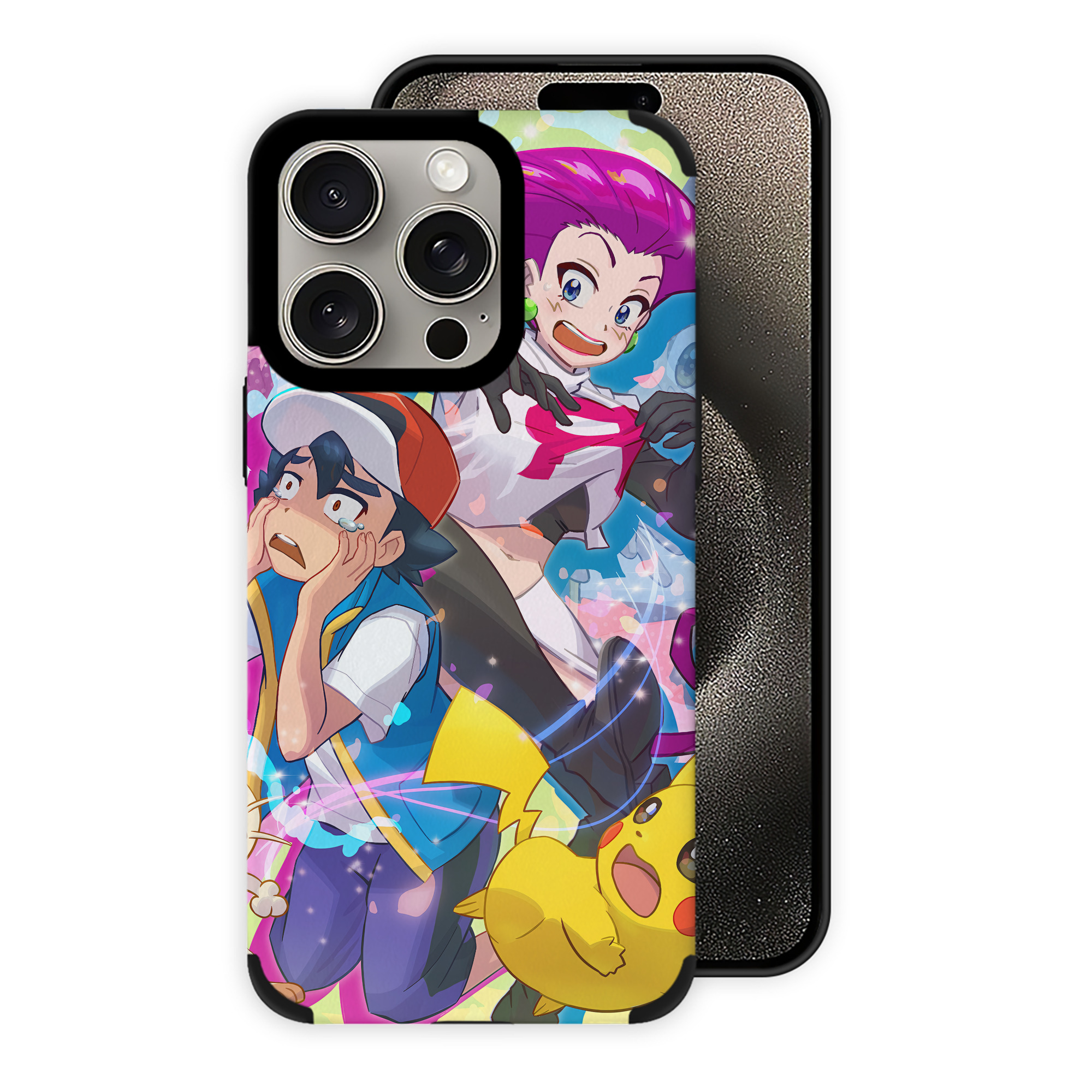 （画像用） ポケットモンスター Pokémon 【iPhone15ProMax対応】 PUレザー スマホケース 耐衝撃＆黄変防止
