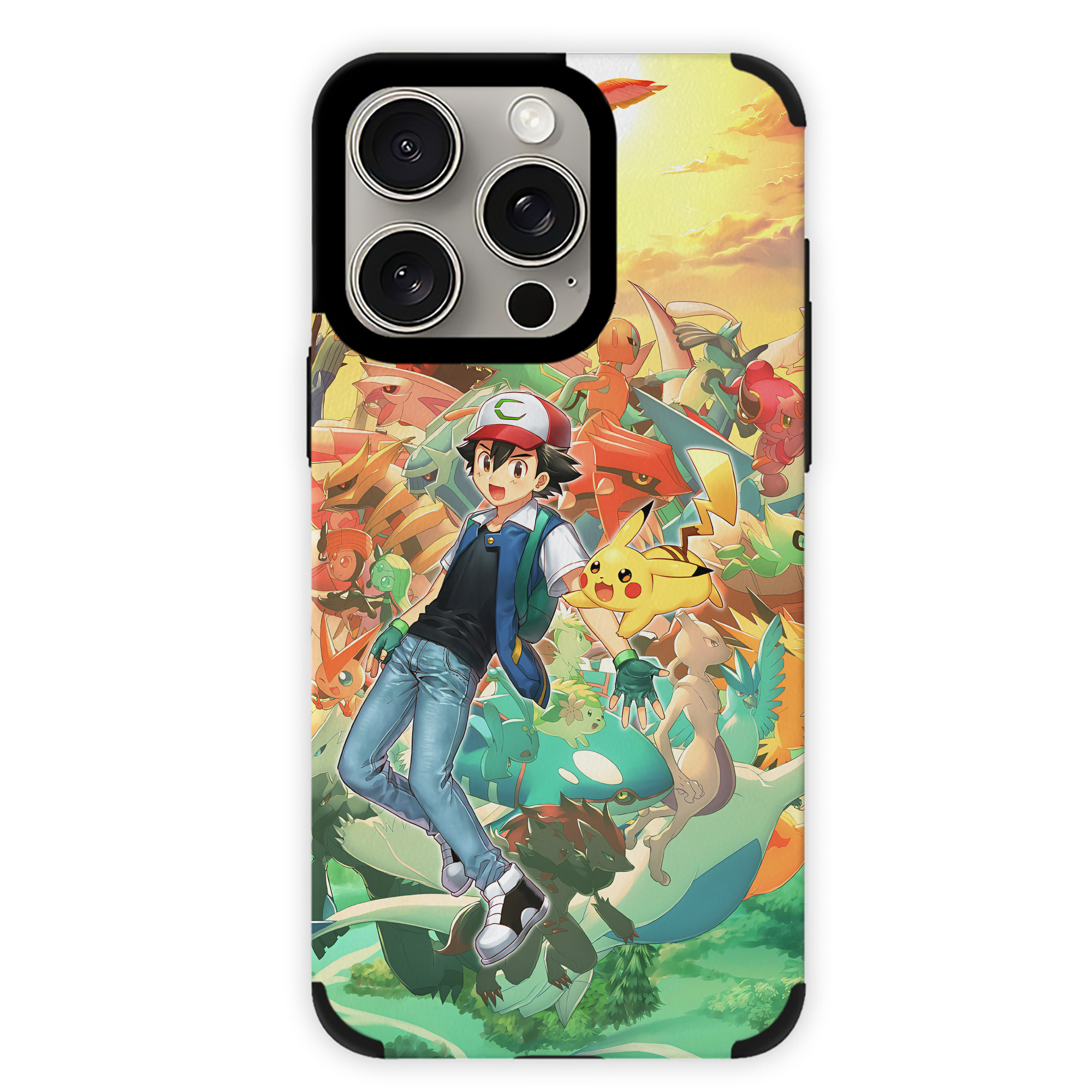 （画像用） ポケットモンスター Pokémon 【iPhone15ProMax対応】 PUレザー スマホケース 耐衝撃＆黄変防止
