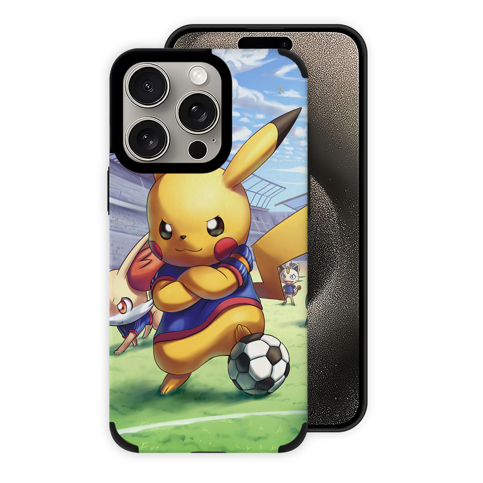 （画像用） ポケットモンスター Pokémon 【iPhone15ProMax対応】 PUレザー スマホケース 耐衝撃＆黄変防止