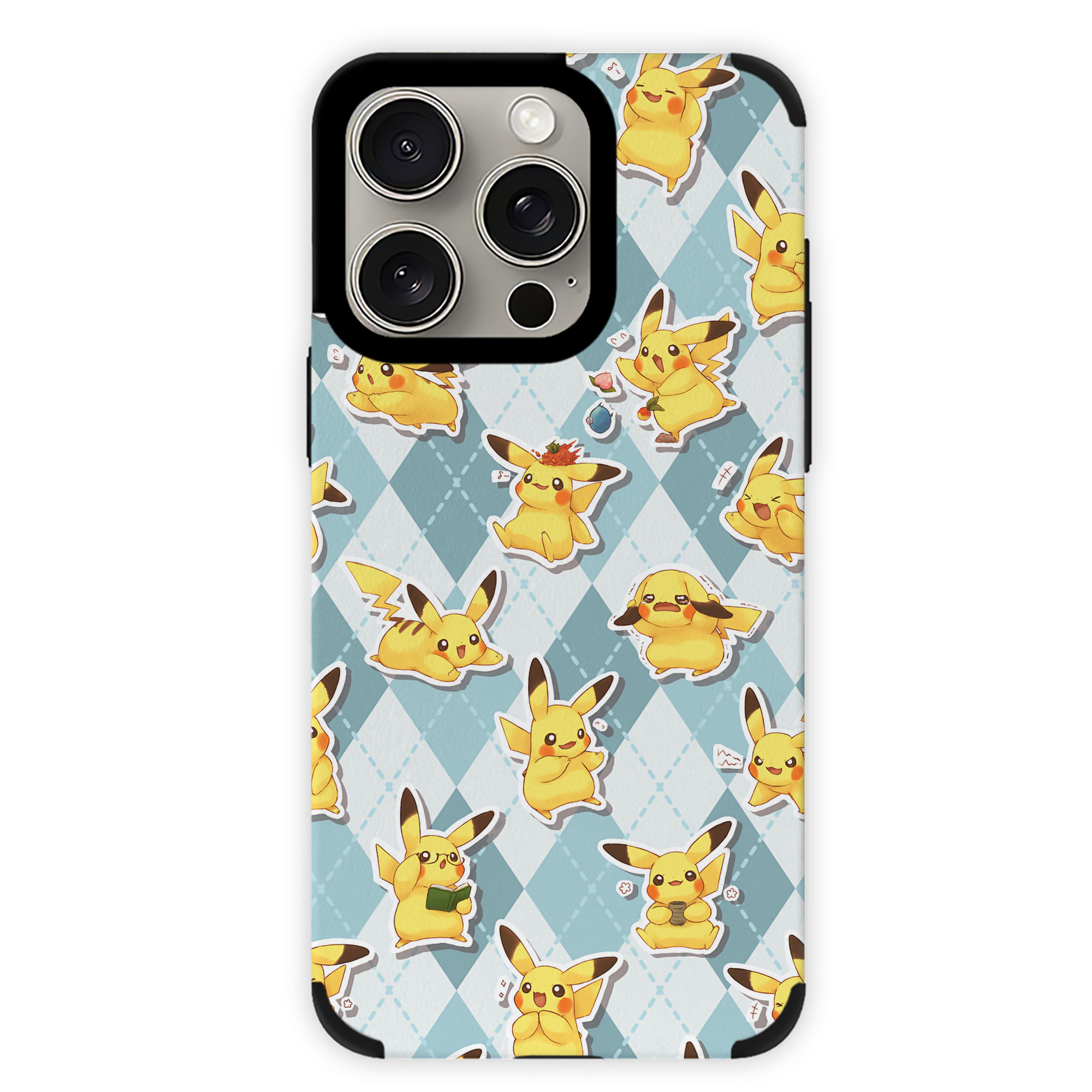 （画像用） ポケットモンスター Pokémon 【iPhone15ProMax対応】 PUレザー スマホケース 耐衝撃＆黄変防止