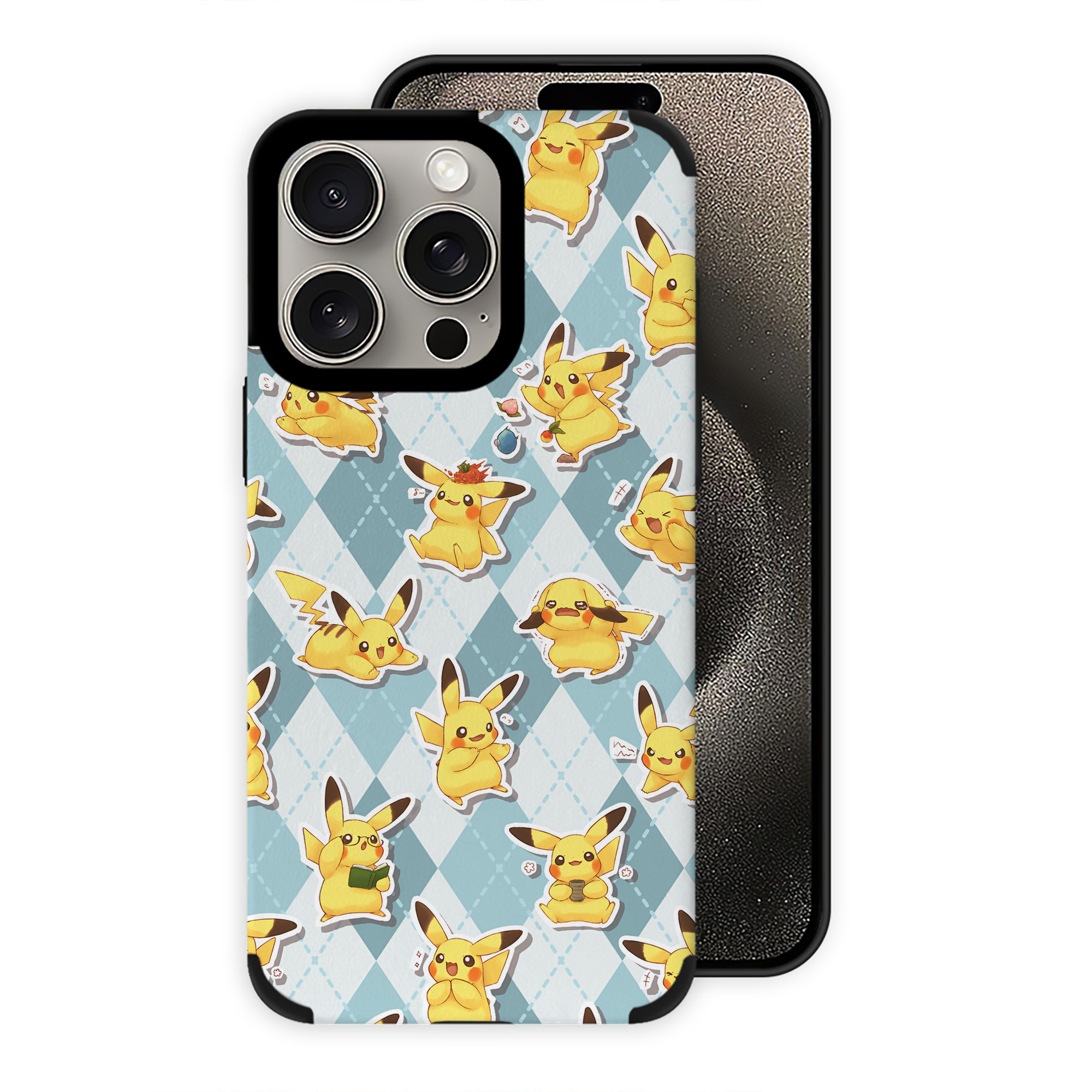 （画像用） ポケットモンスター Pokémon 【iPhone15ProMax対応】 PUレザー スマホケース 耐衝撃＆黄変防止