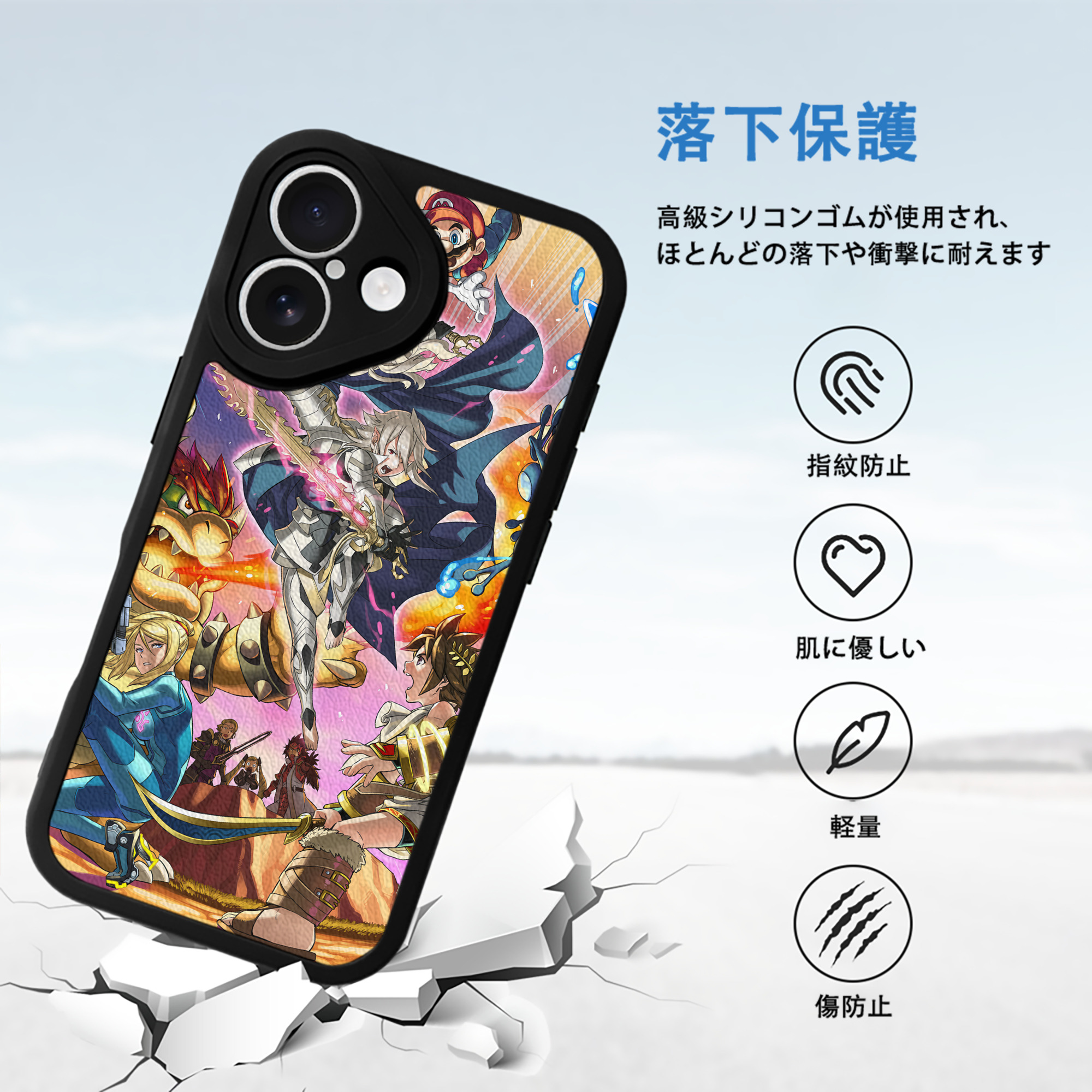 ポケットモンスター Pokémon 【iPhone 16シリーズ対応】シリコンスマホケース（レザー調） 材質：シリコン