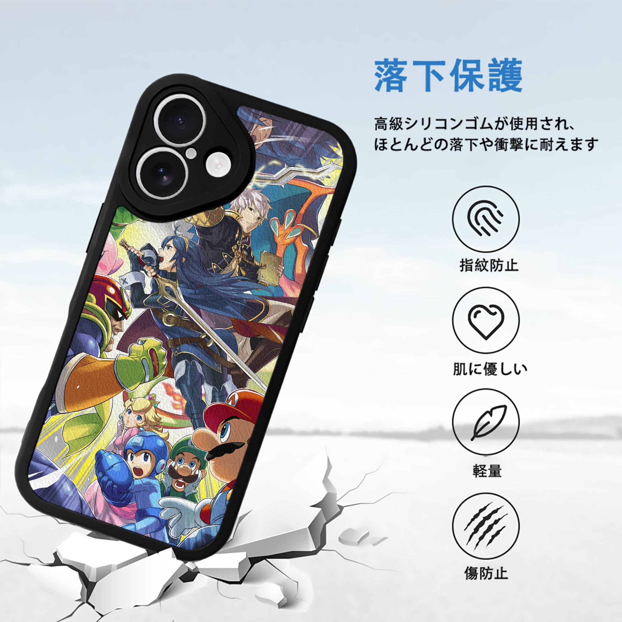 ポケットモンスター Pokémon 【iPhone 16シリーズ対応】シリコンスマホケース（レザー調） 材質：シリコン