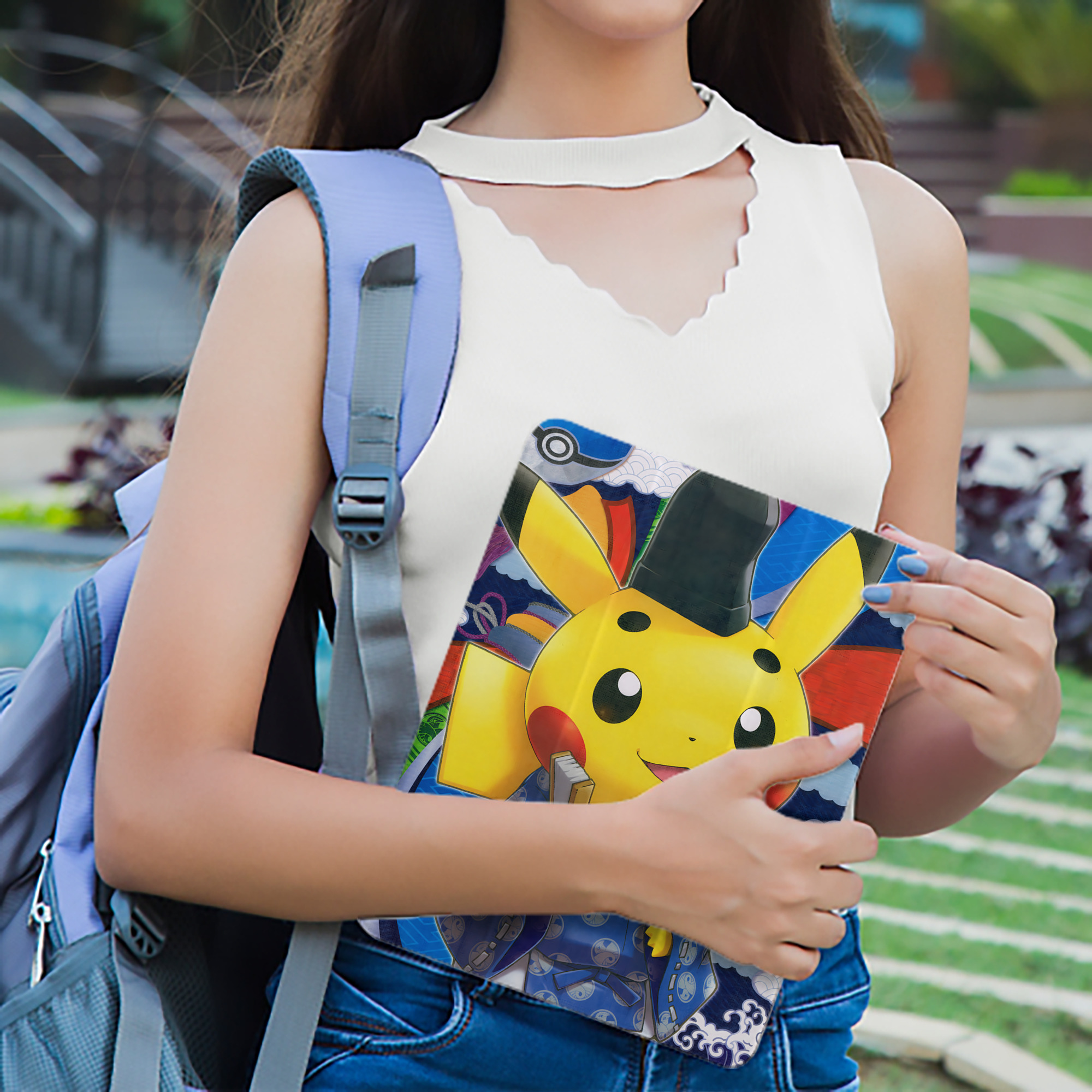 ポケットモンスター Pokémon IPad ケース ペン収納付き 三つ折りスタンド PUレザー×シリコン 対応機種9.5/10.5/10.9インチ