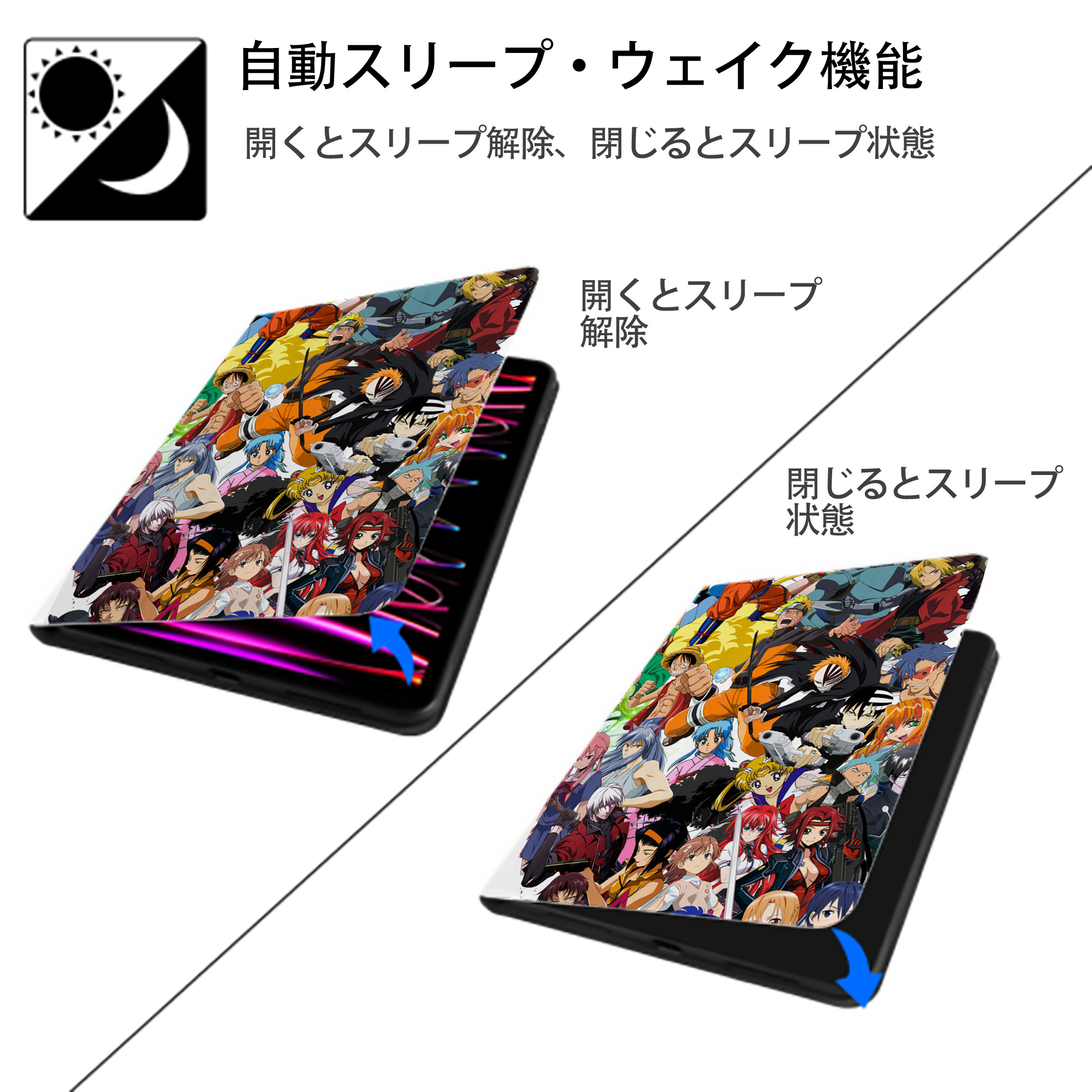 ポケットモンスター Pokémon IPad ケース ペン収納付き 三つ折りスタンド PUレザー×シリコン 対応機種9.5/10.5/10.9インチ