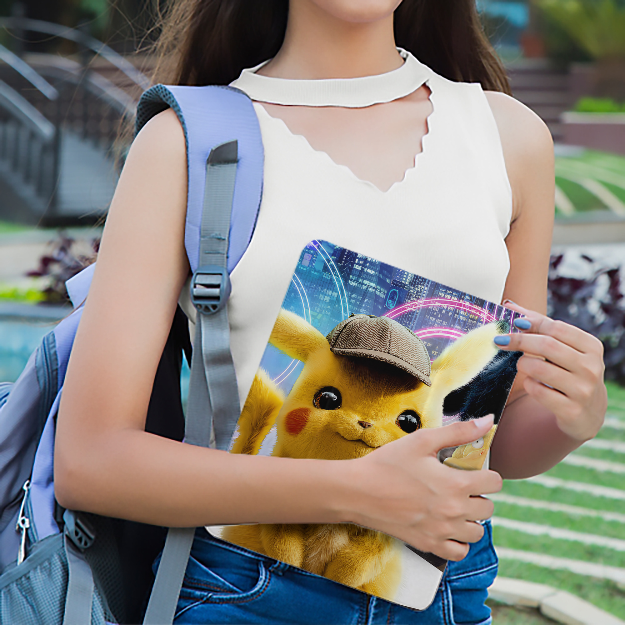 ポケットモンスター Pokémon IPad ケース ペン収納付き 三つ折りスタンド PUレザー×シリコン 対応機種9.5/10.5/10.9インチ