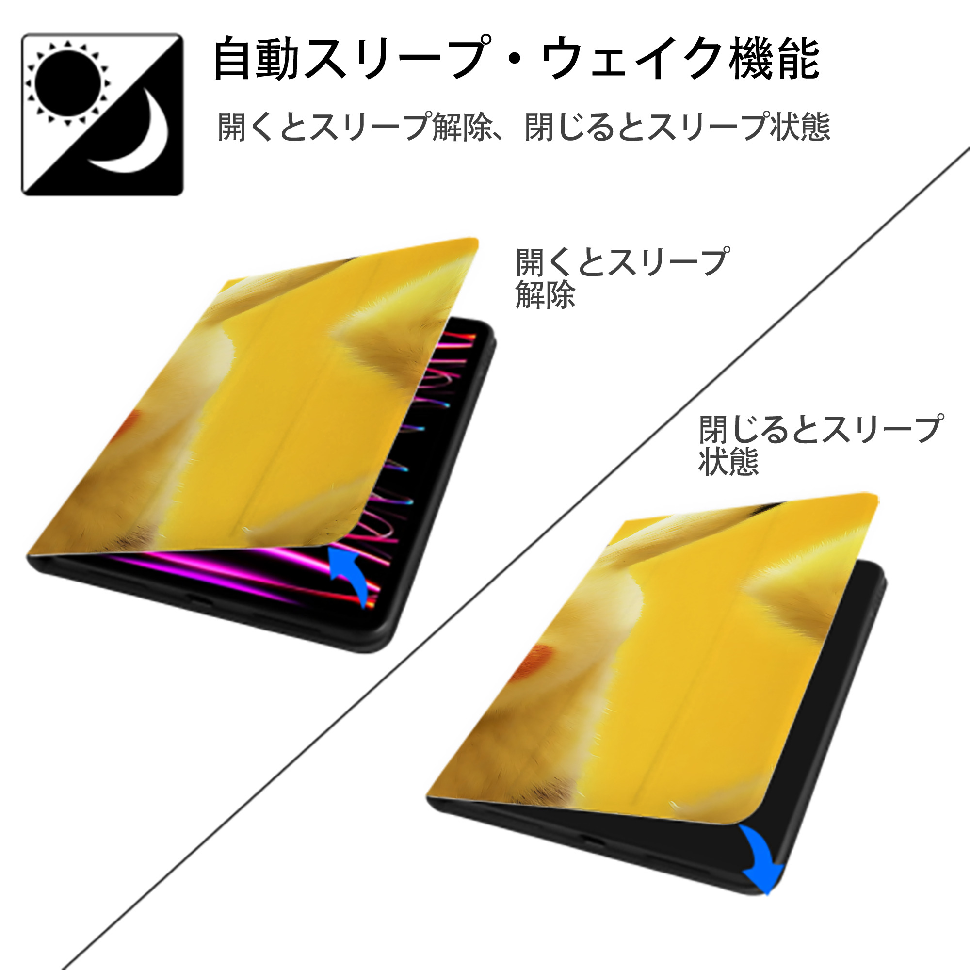 ポケットモンスター Pokémon IPad ケース ブック型 PUレザー TPU 耐衝撃 軽量 薄型 ペン収納なし 全面保護 IPad 各モデル対応