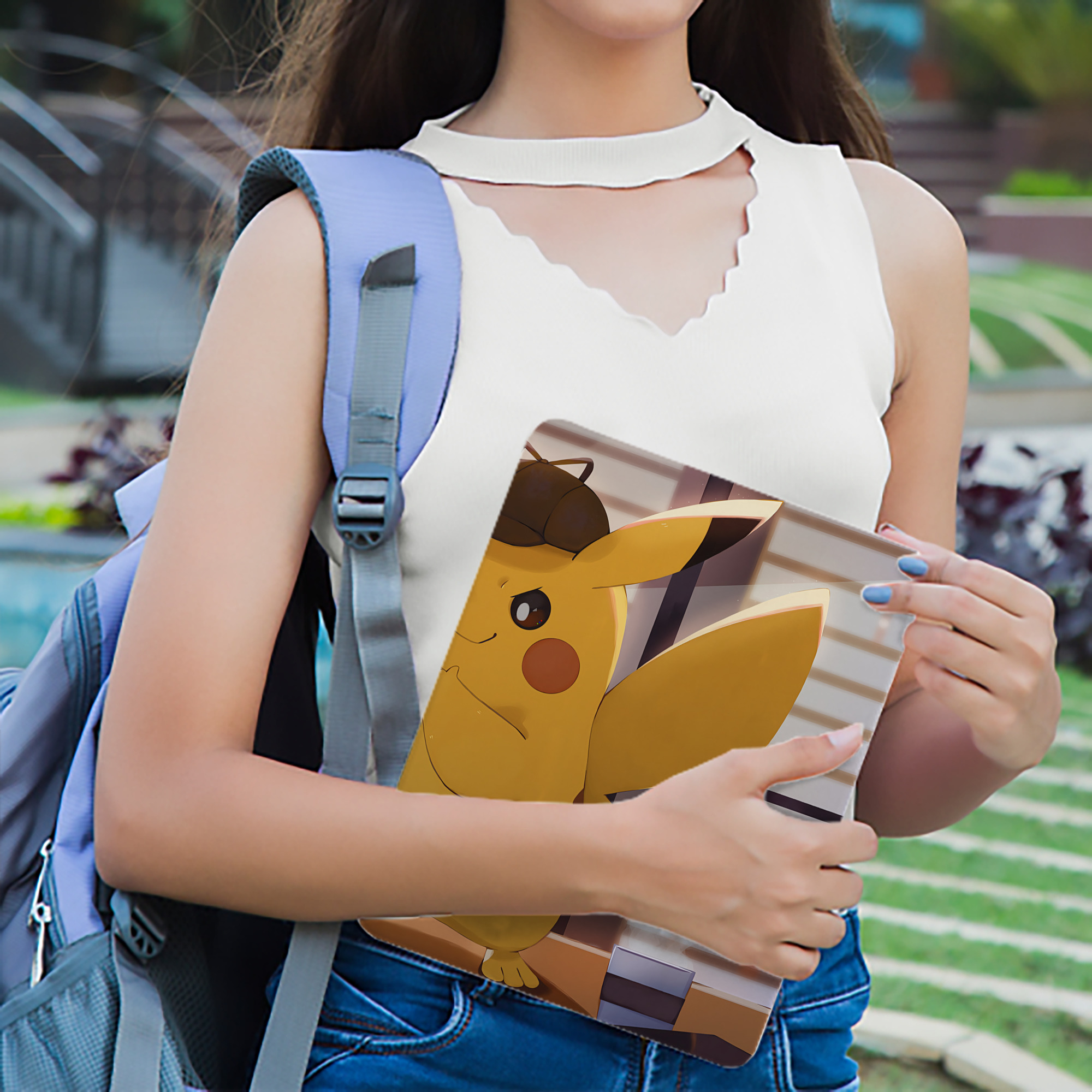 ポケットモンスター Pokémon IPad ケース ブック型 PUレザー TPU 耐衝撃 軽量 薄型 ペン収納なし 全面保護 IPad 各モデル対応