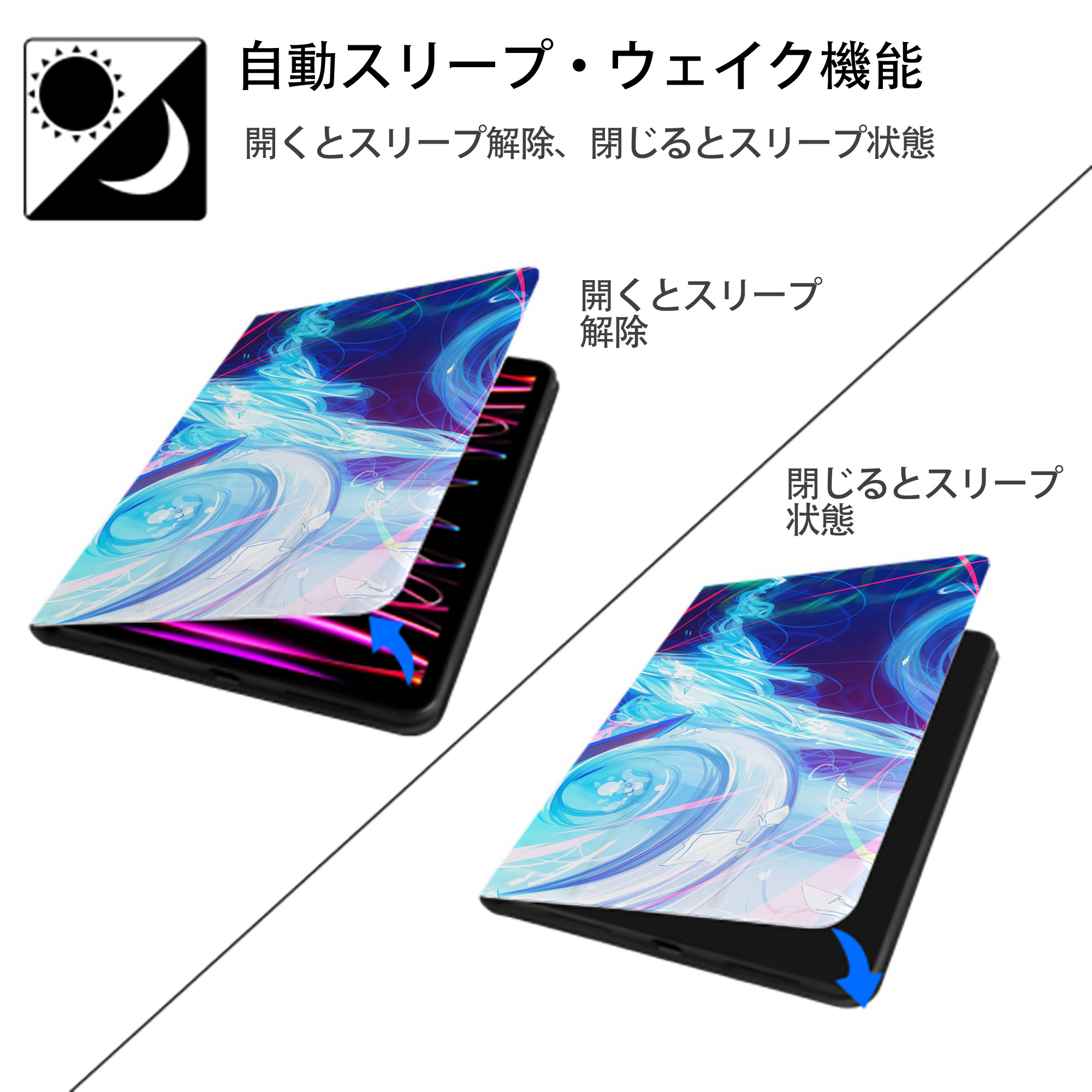 ポケットモンスター Pokémon IPad ケース ブック型 PUレザー TPU 耐衝撃 軽量 薄型 ペン収納なし 全面保護 IPad 各モデル対応