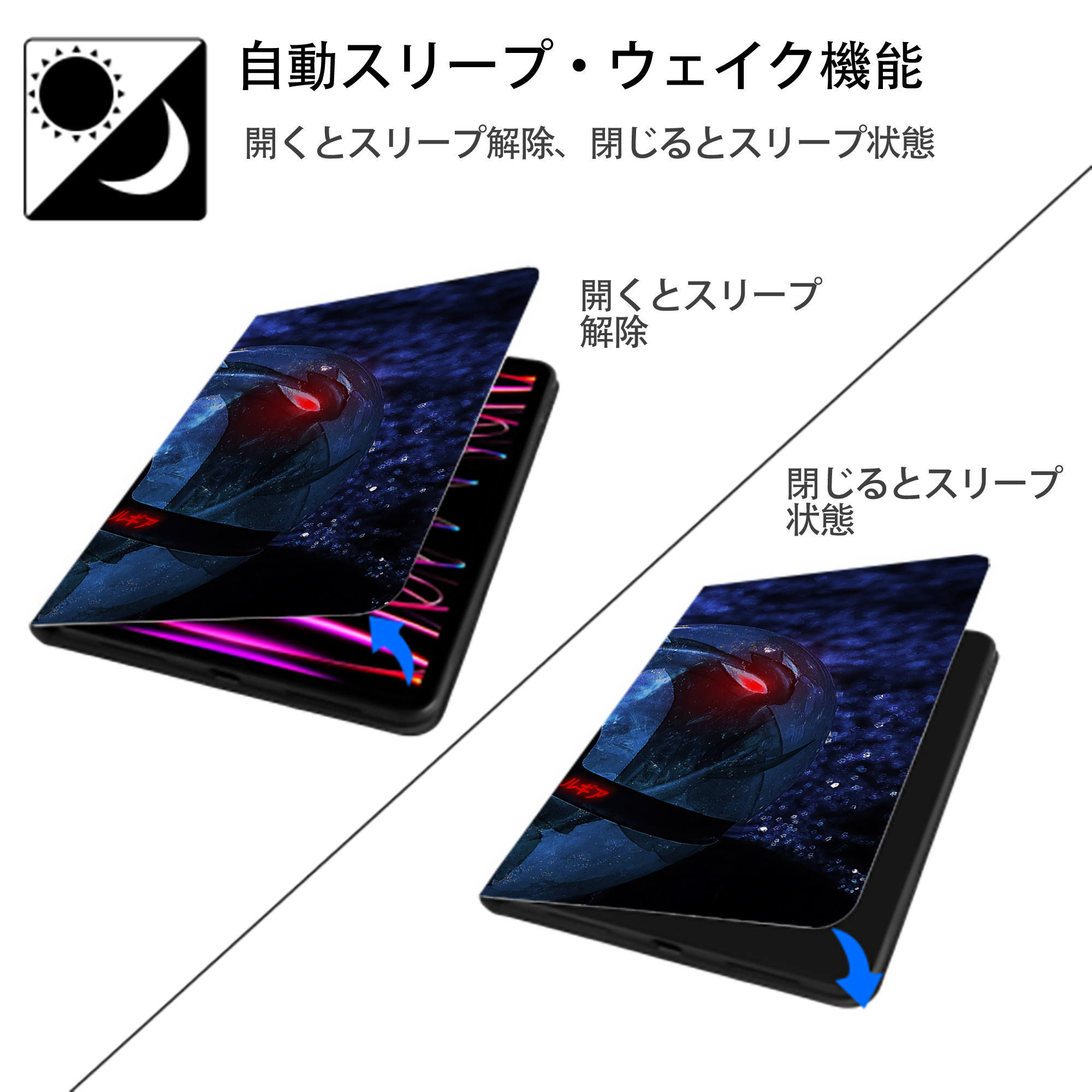 ポケットモンスター Pokémon IPad ケース ブック型 PUレザー TPU 耐衝撃 軽量 薄型 ペン収納なし 全面保護 IPad 各モデル対応