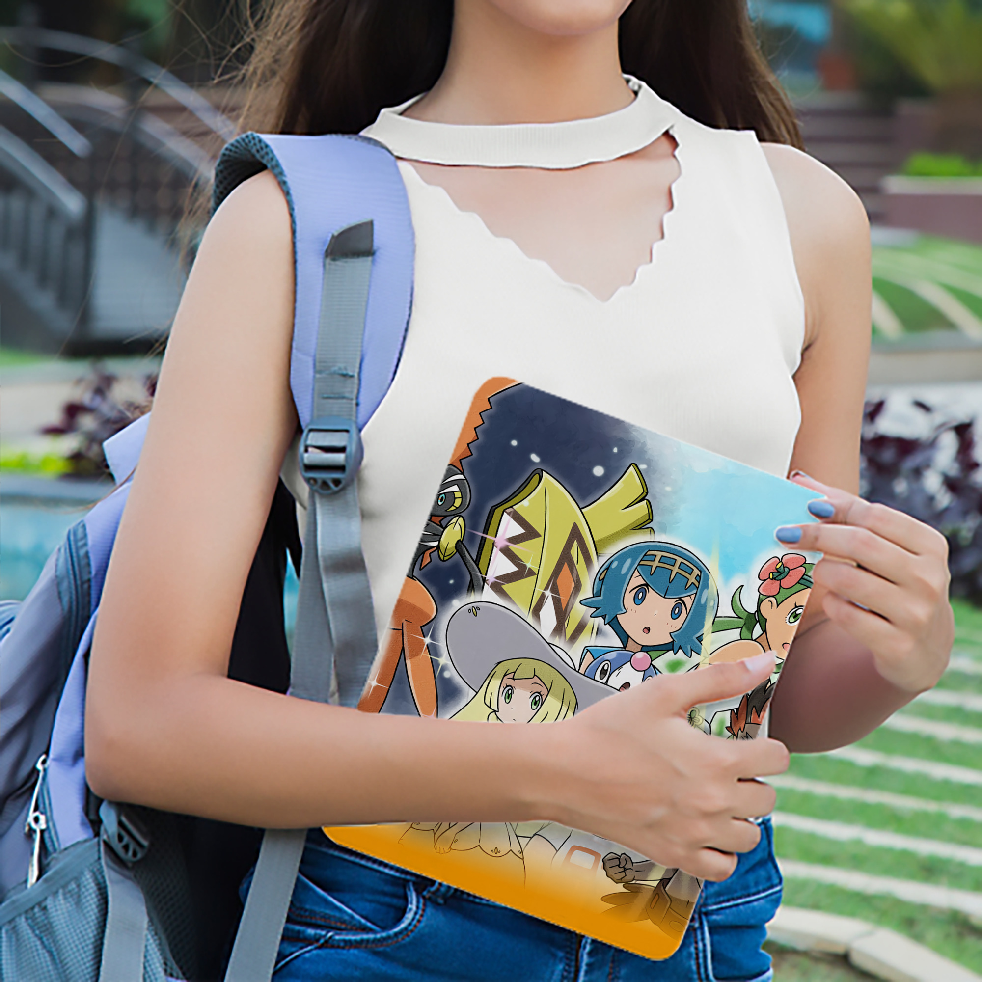 ポケットモンスター Pokémon IPad ケース ブック型 PUレザー TPU 耐衝撃 軽量 薄型 ペン収納なし 全面保護 IPad 各モデル対応