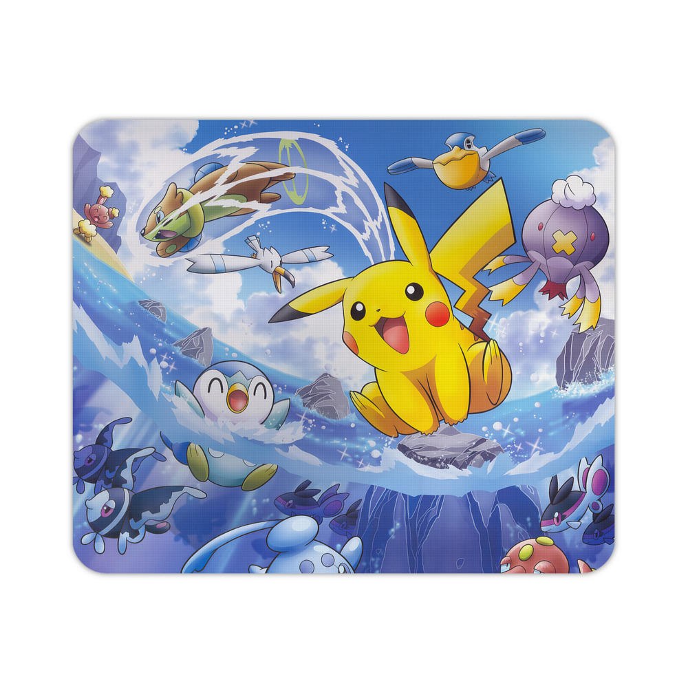 （画像用） ポケットモンスター Pokémon マウスパッド ステッチ加工 ラバー素材 防水 滑り止め 超薄型 ゲーミング/オフィス対応