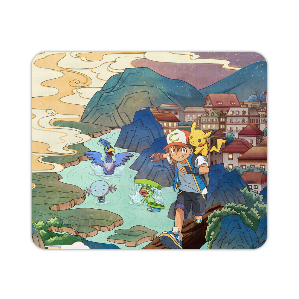 （画像用） ポケットモンスター Pokémon マウスパッド ステッチ加工 ラバー素材 防水 滑り止め 超薄型 ゲーミング/オフィス対応