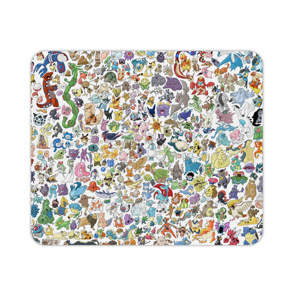（画像用） ポケットモンスター Pokémon マウスパッド ステッチ加工 ラバー素材 防水 滑り止め 超薄型 ゲーミング/オフィス対応