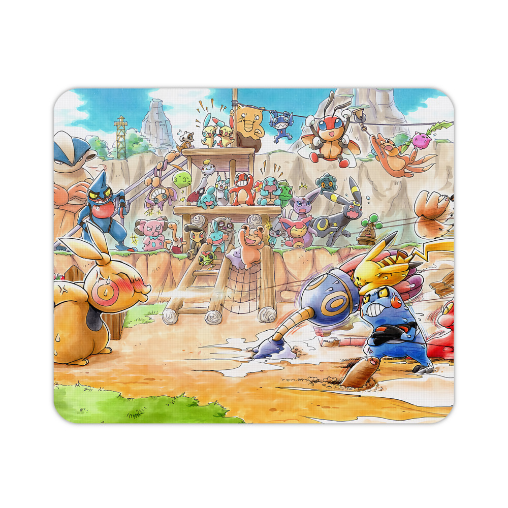 （画像用） ポケットモンスター Pokémon マウスパッド ステッチ加工 ラバー素材 防水 滑り止め 超薄型 ゲーミング/オフィス対応