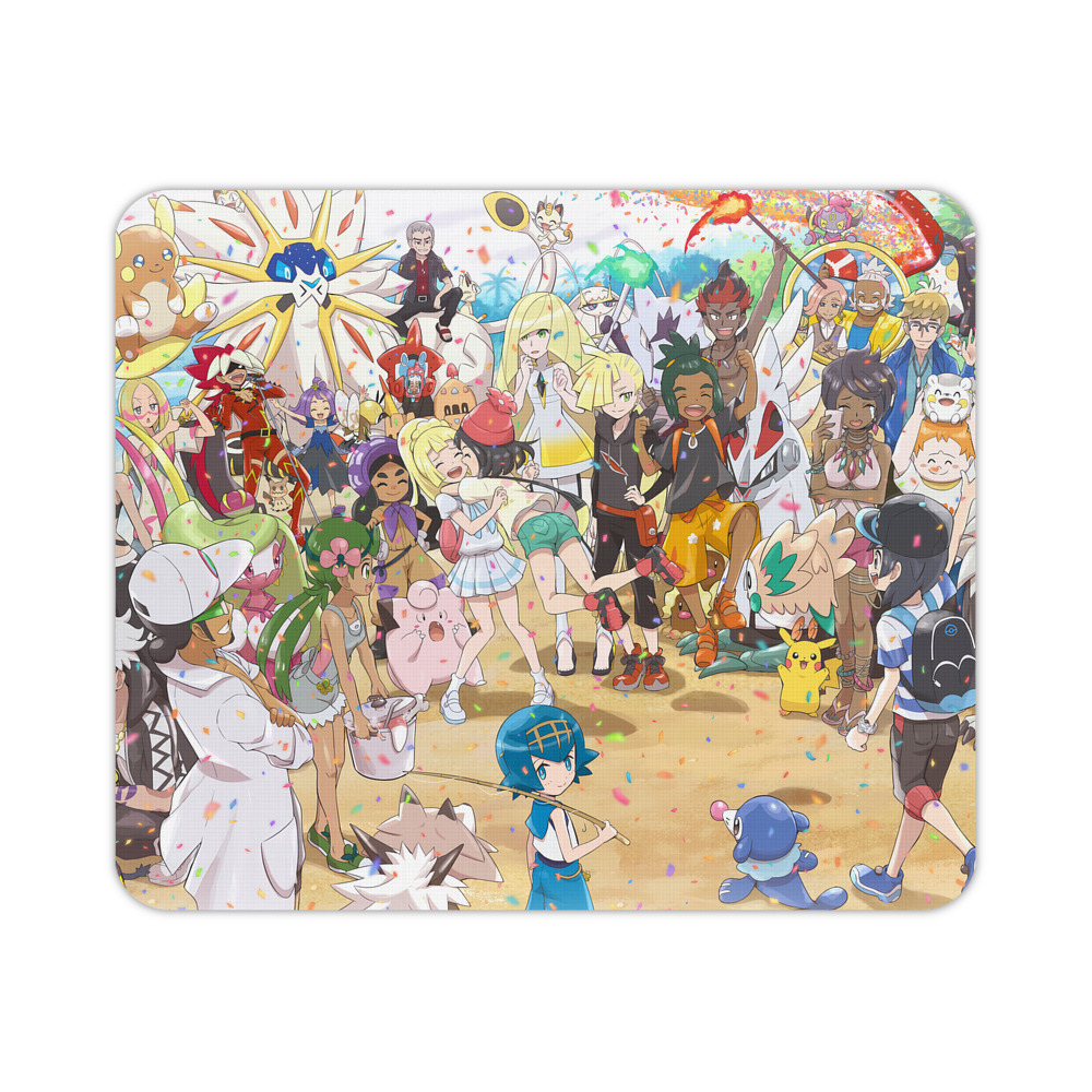 （画像用） ポケットモンスター Pokémon マウスパッド ステッチ加工 ラバー素材 防水 滑り止め 超薄型 ゲーミング/オフィス対応