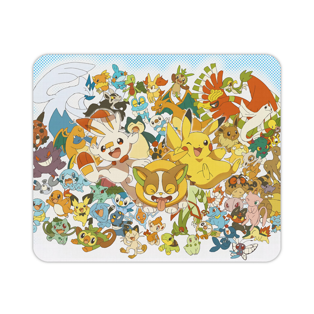 （画像用） ポケットモンスター Pokémon マウスパッド ステッチ加工 ラバー素材 防水 滑り止め 超薄型 ゲーミング/オフィス対応