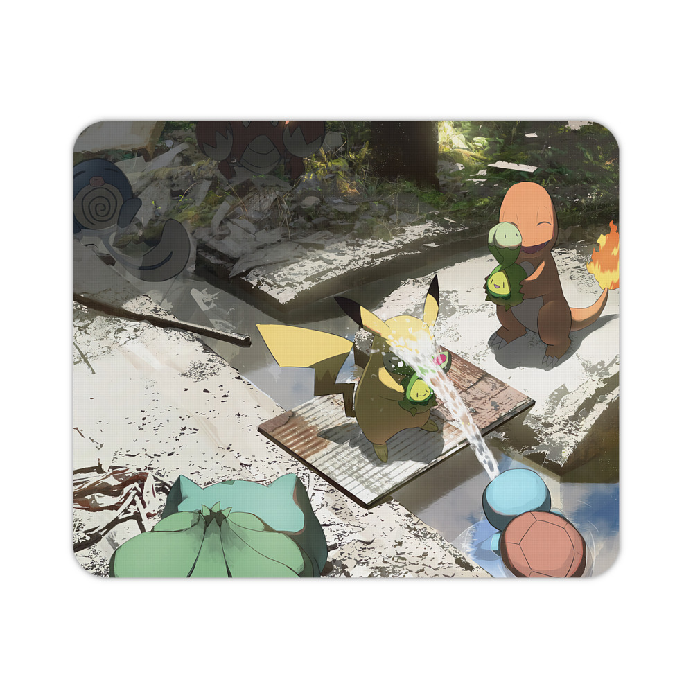 （画像用） ポケットモンスター Pokémon マウスパッド ステッチ加工 ラバー素材 防水 滑り止め 超薄型 ゲーミング/オフィス対応
