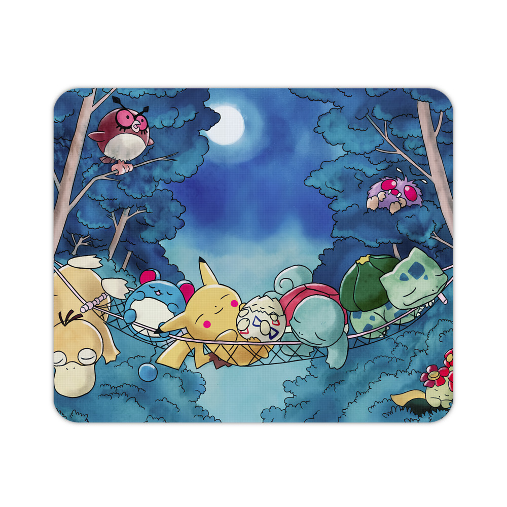 （画像用） ポケットモンスター Pokémon マウスパッド ステッチ加工 ラバー素材 防水 滑り止め 超薄型 ゲーミング/オフィス対応