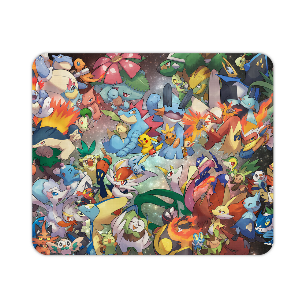 （画像用） ポケットモンスター Pokémon マウスパッド ステッチ加工 ラバー素材 防水 滑り止め 超薄型 ゲーミング/オフィス対応